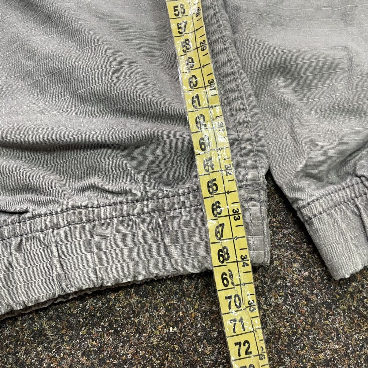 Vintage Vintage Y2K Baggy Cargo Pants Washed Grey Streetwear Logo M Size 32" / US 10 / IT 46 - 8 Thumbnail
