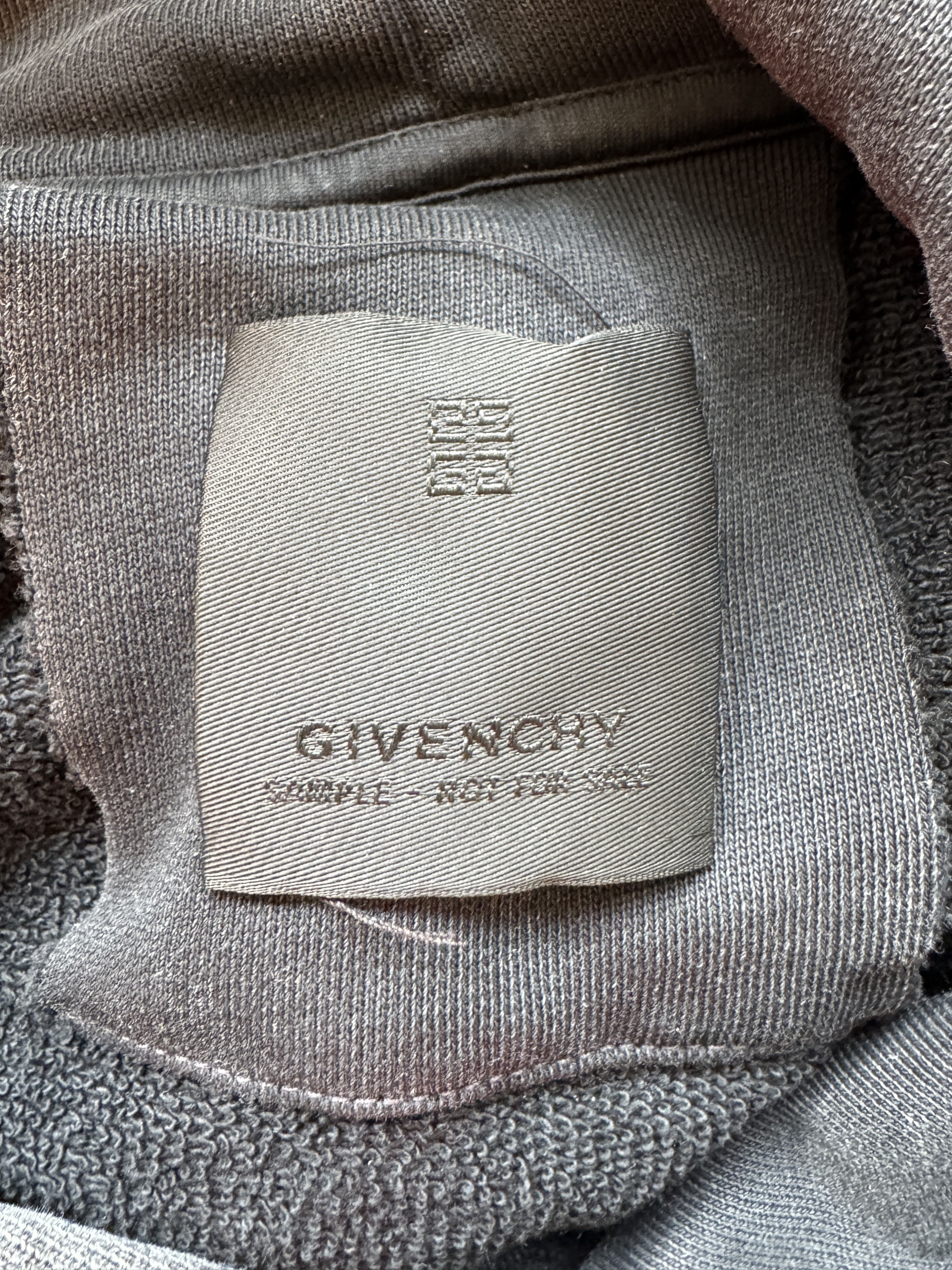 Givenchy SAMPLE Oversized washed black logo hoodie Size US XL / EU 56 / 4 - 16 Thumbnail