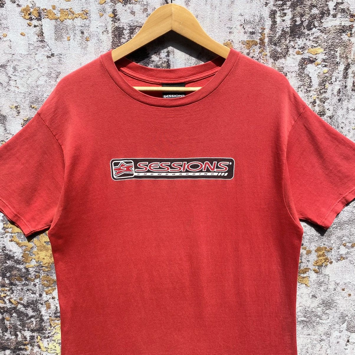 Vintage Sessions Snowboards Shirt Sessions Surf Skate Brand