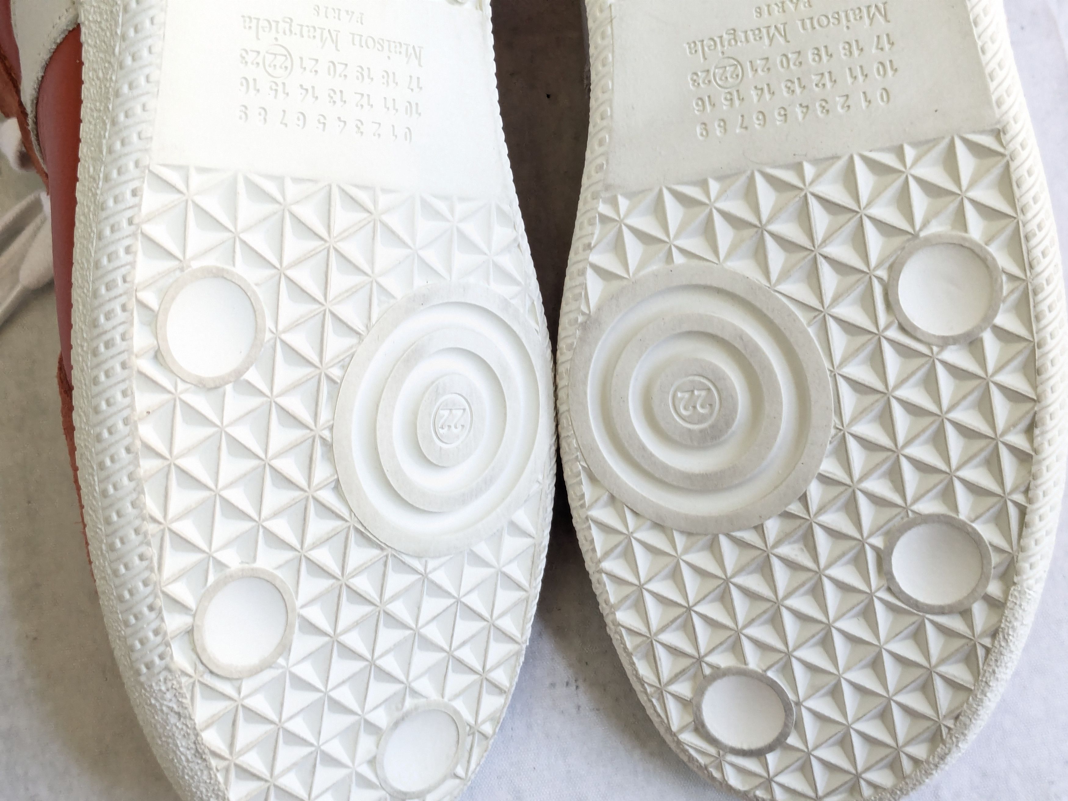 Maison Margiela Maison Margiela GAT Replica Orange White 9 42 Low Tops Size US 9 / EU 42 - 17 Thumbnail