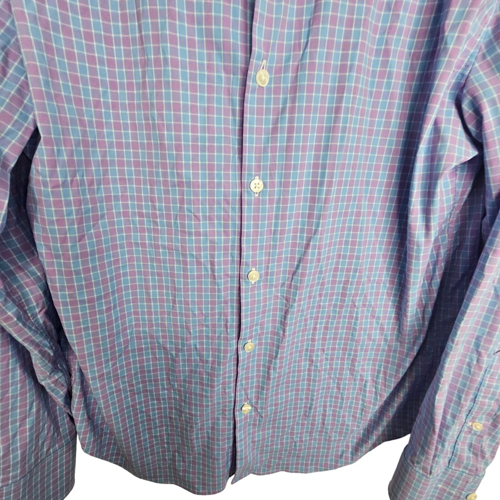 Bonobos Bonobos Checker Dress Shirt M Standard Fit Career Business Size US M / EU 48-50 / 2 - 3 Thumbnail