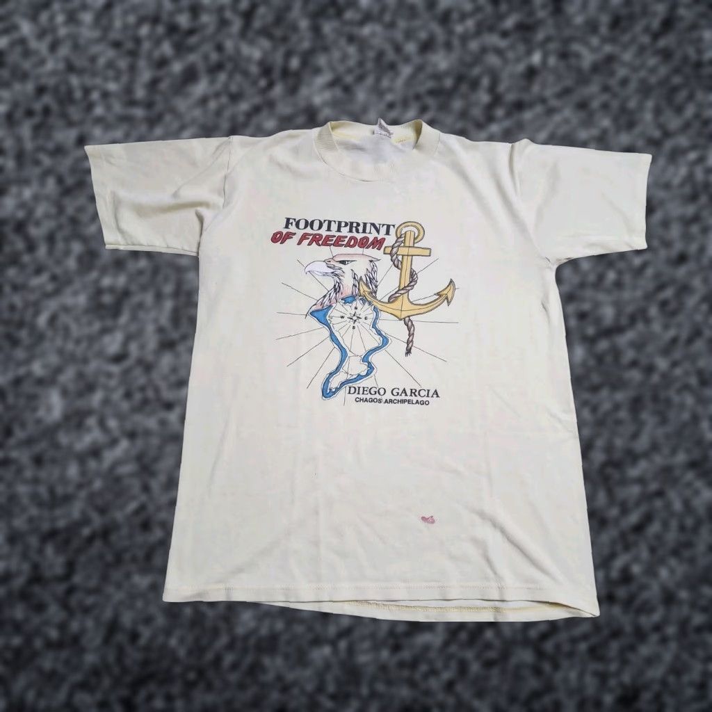 Velva Sheen VINTAGE Velva Sheen Graphic Print T-Shirt Aviation Yellow Adult Medium 70s Mens Size US M / EU 48-50 / 2 - 1 Thumbnail