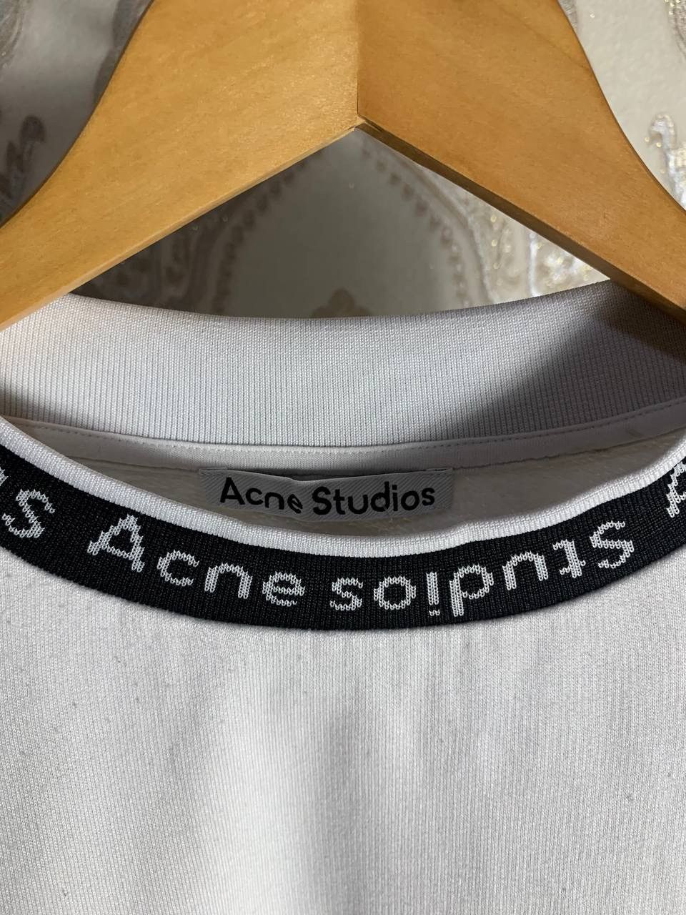 Acne Studios VERY RARE ACNE STUDIOS NECK LOGO SWEATSHIRT DESIGNER DELUX Size US M / EU 48-50 / 2 - 3 Thumbnail