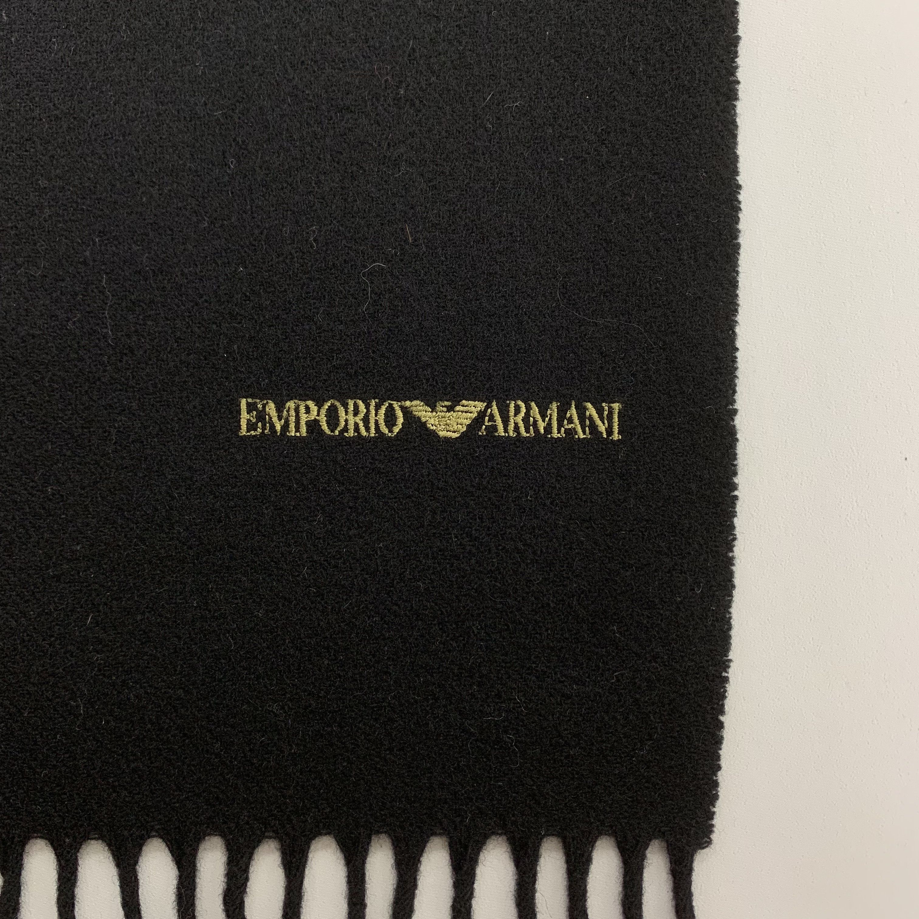 Emporio Armani Emporio Armani Scarf Wool Muffler Neck Wrap BL1036 Size ONE SIZE - 5 Thumbnail