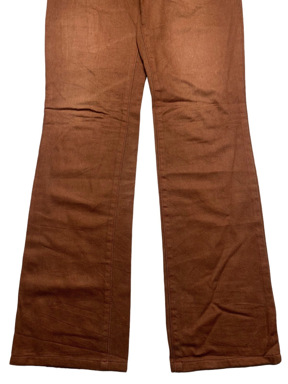 If Six Was Nine 2000s L7 Real Hip - Flared Mud Chocolate Denim Size US 29 - 4 Thumbnail