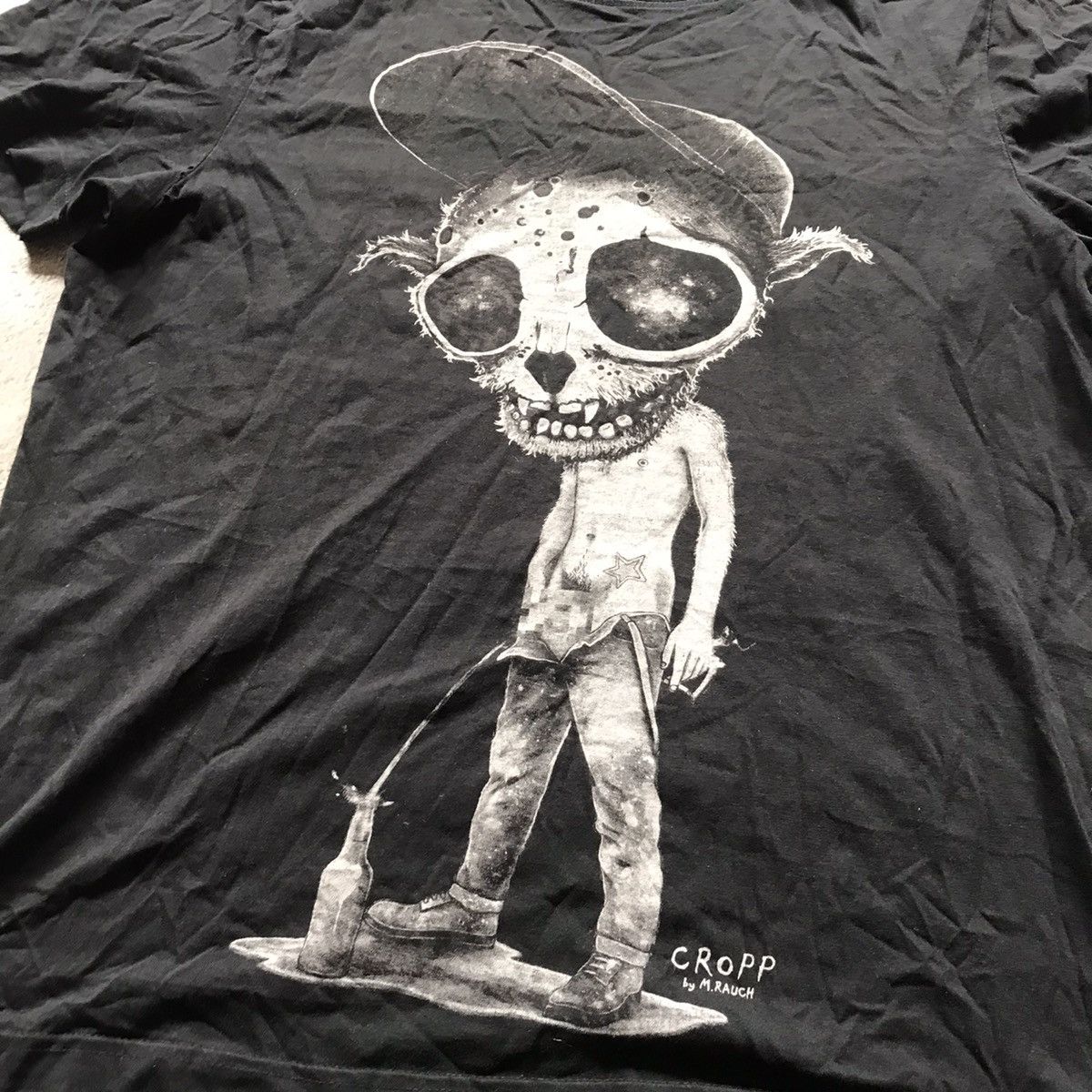 Vintage Vintage Y2K Graphic Tee Skull Man Art Streetwear Grunge L Size US L / EU 52-54 / 3 - 2 Thumbnail