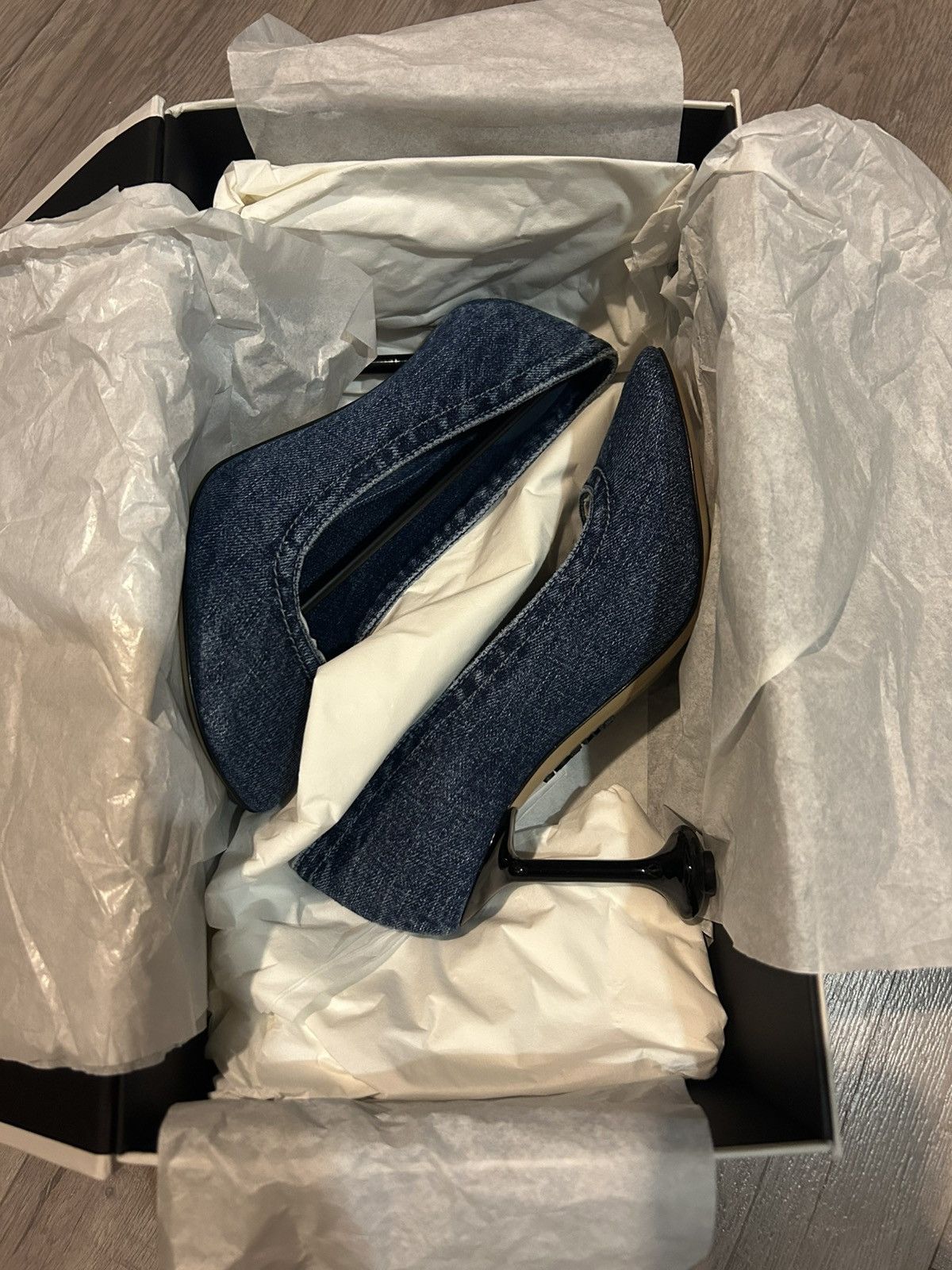 Loewe Cerulean Blue Mesh Petal Pumps | Grailed