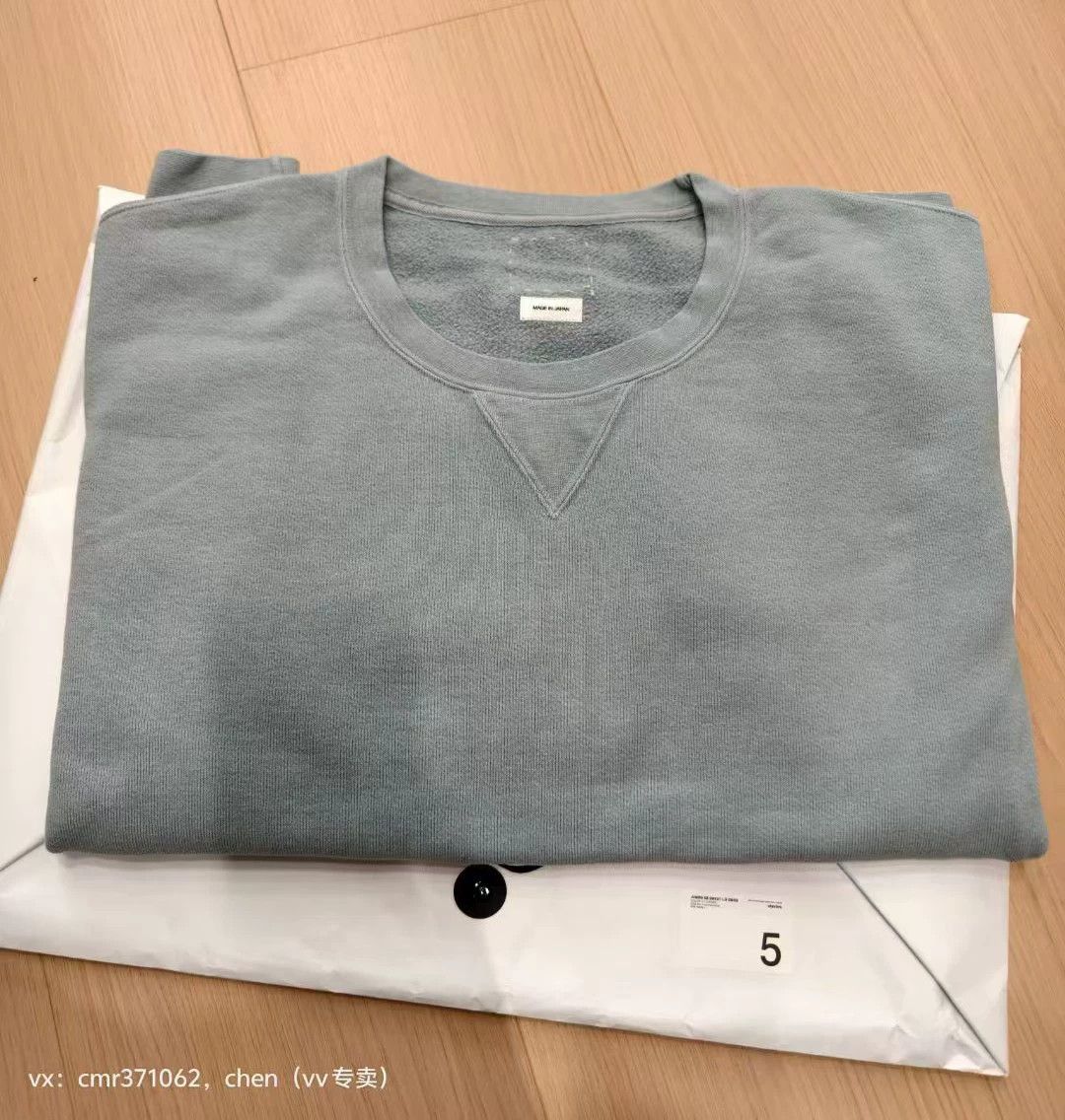 Visvim VISVIM 25SS JUMBO SB DMGD L/S Sweat Lt Green Sz4 Size US XXL / EU 58 / 5 - 7 Thumbnail