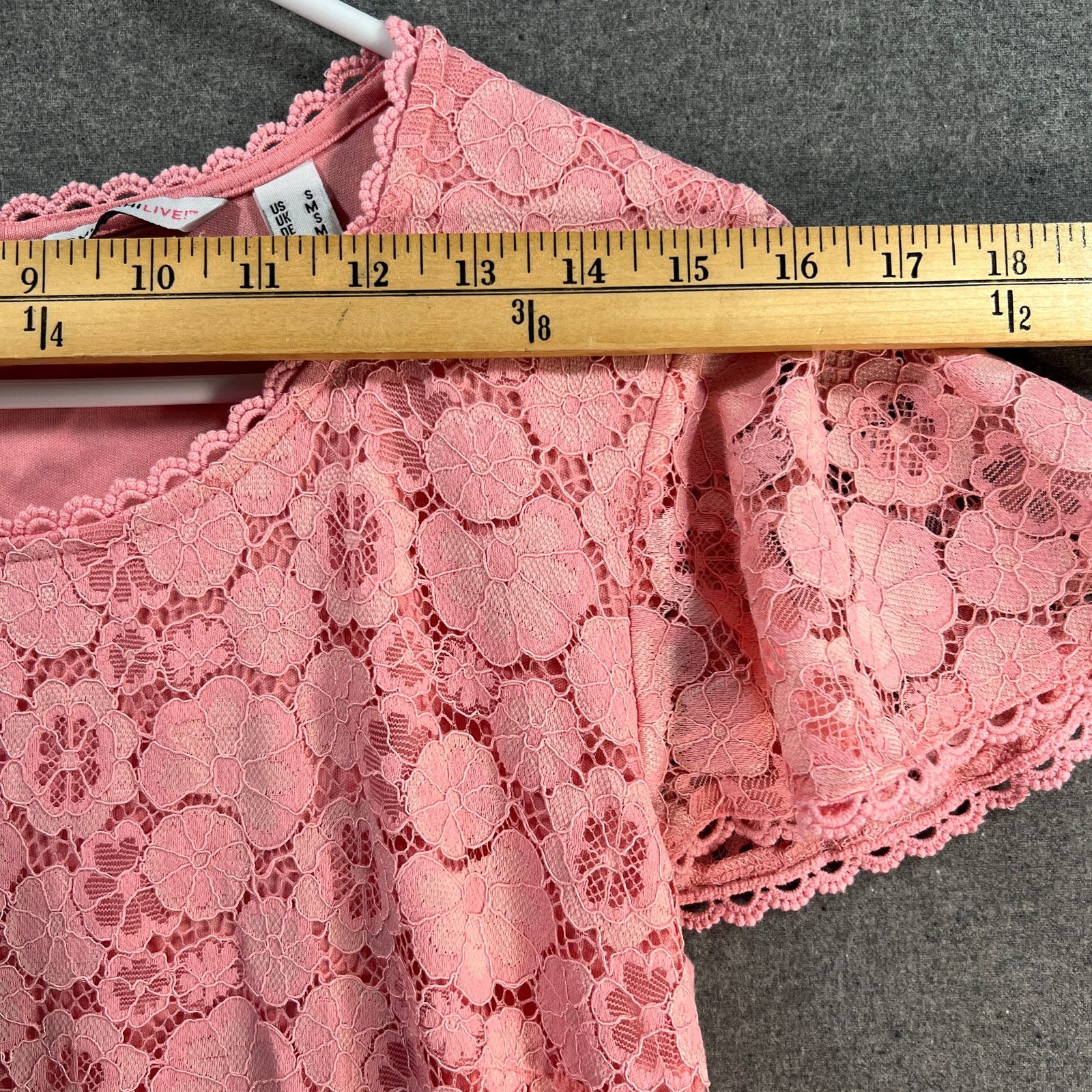 Isaac Mizrahi Isaac Mizrahi Live Regular Lace Dress with Lattice Trim Size S / US 4 / IT 40 - 6 Thumbnail