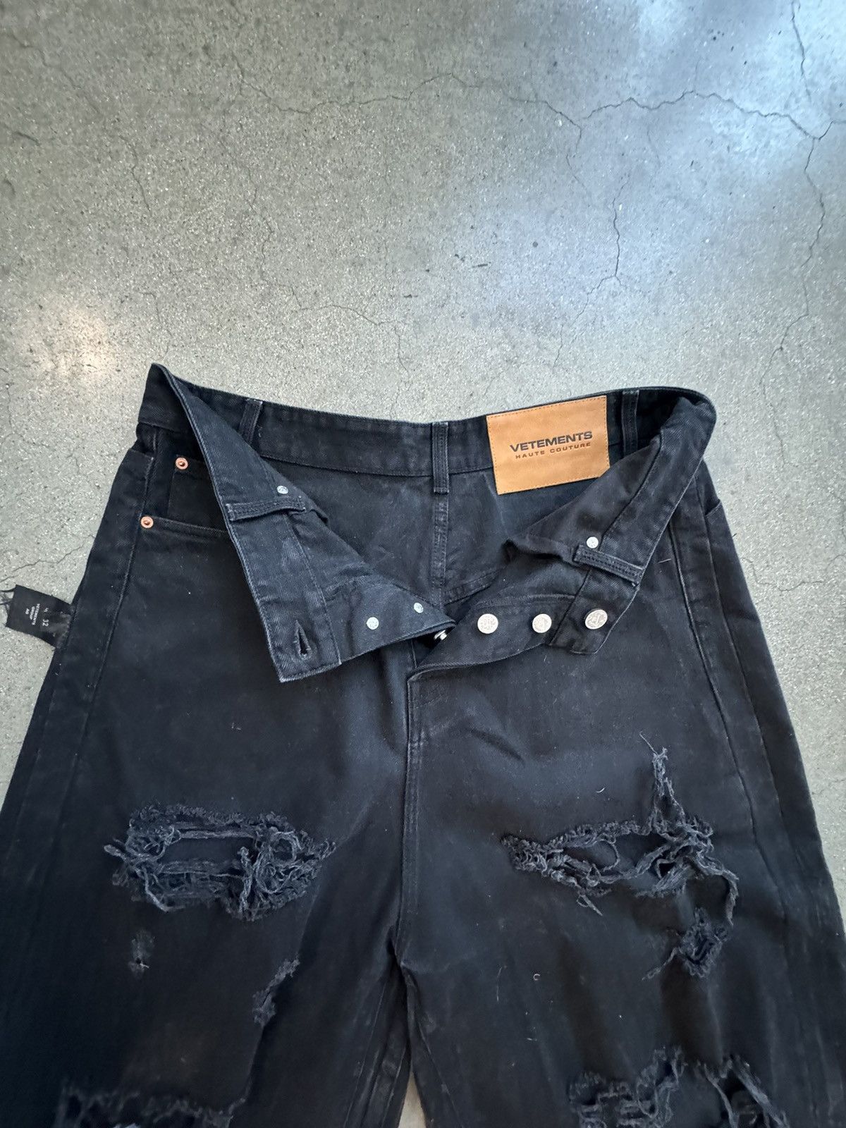 Vetements Vestments Distressed Baggy Denim Size US 32 / EU 48 - 6 Thumbnail