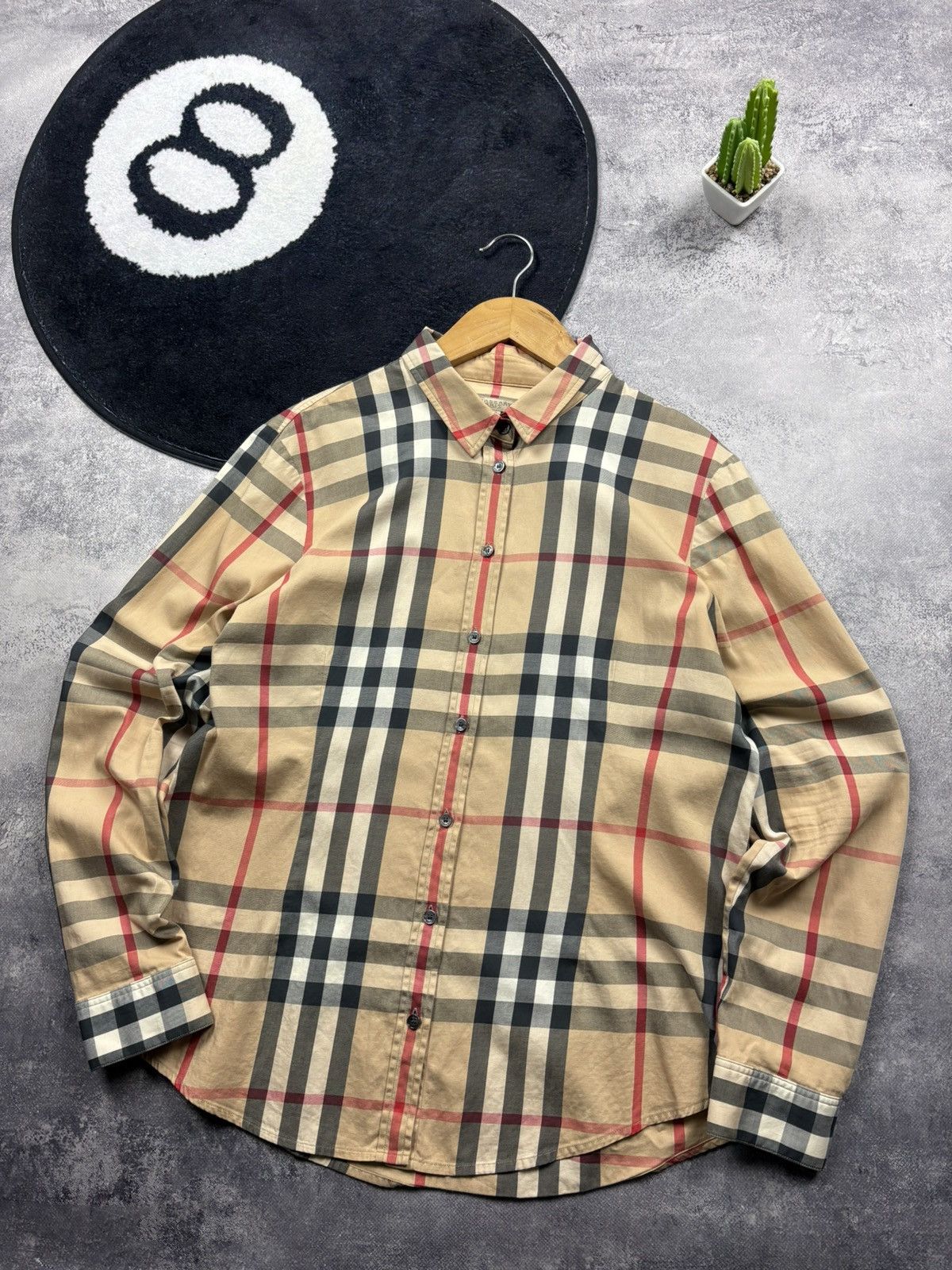 Burberry BURBERRY Brit Vintage Full Checkered Shirt Button Up Luxury Size US M / EU 48-50 / 2 - 1 Thumbnail