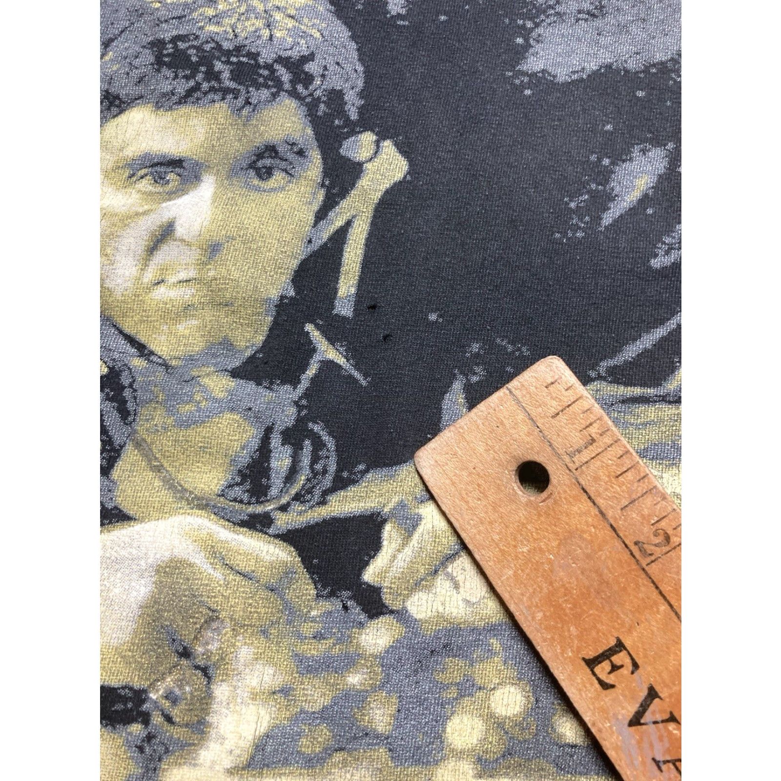 Vintage VINTAGE Scarface T-Shirt Men XXL Black Tony Montana the Boss graphic 90s Video Size US XXL / EU 58 / 5 - 6 Thumbnail