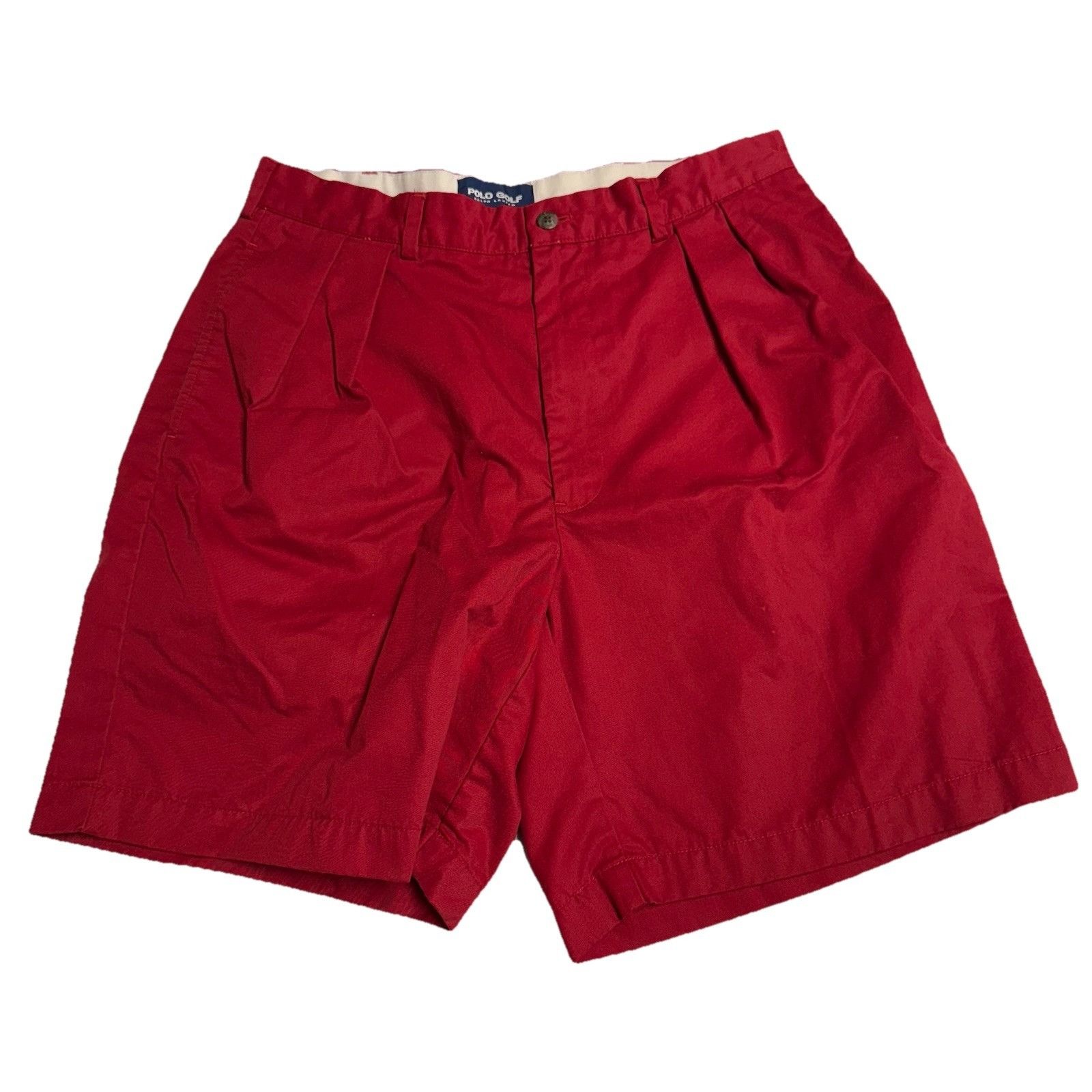 Polo Ralph Lauren Polo Golf Ralph Lauren Shorts Mens 35 (33x8) Red Size US 35 - 1 Thumbnail