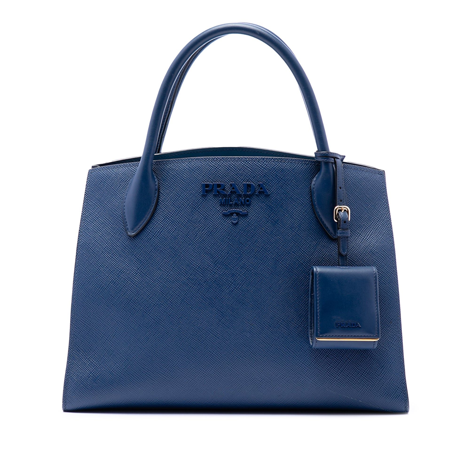 Prada Medium Saffiano Cuir Monochrome Top Handle Tote Size ONE SIZE - 1 Thumbnail