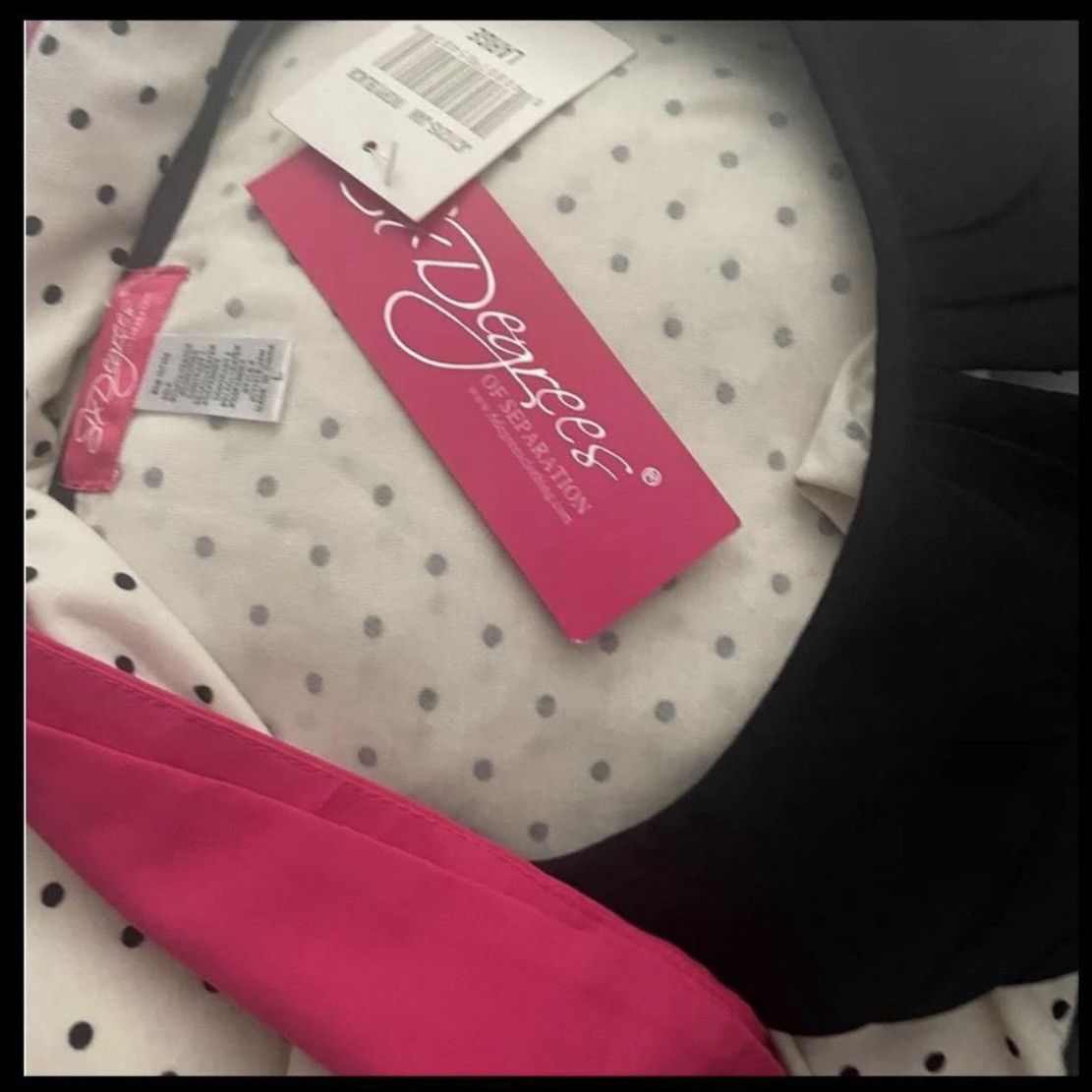 Other Sleeveless Polka Dot Top Pink Size L / US 10 / IT 46 - 2 Thumbnail