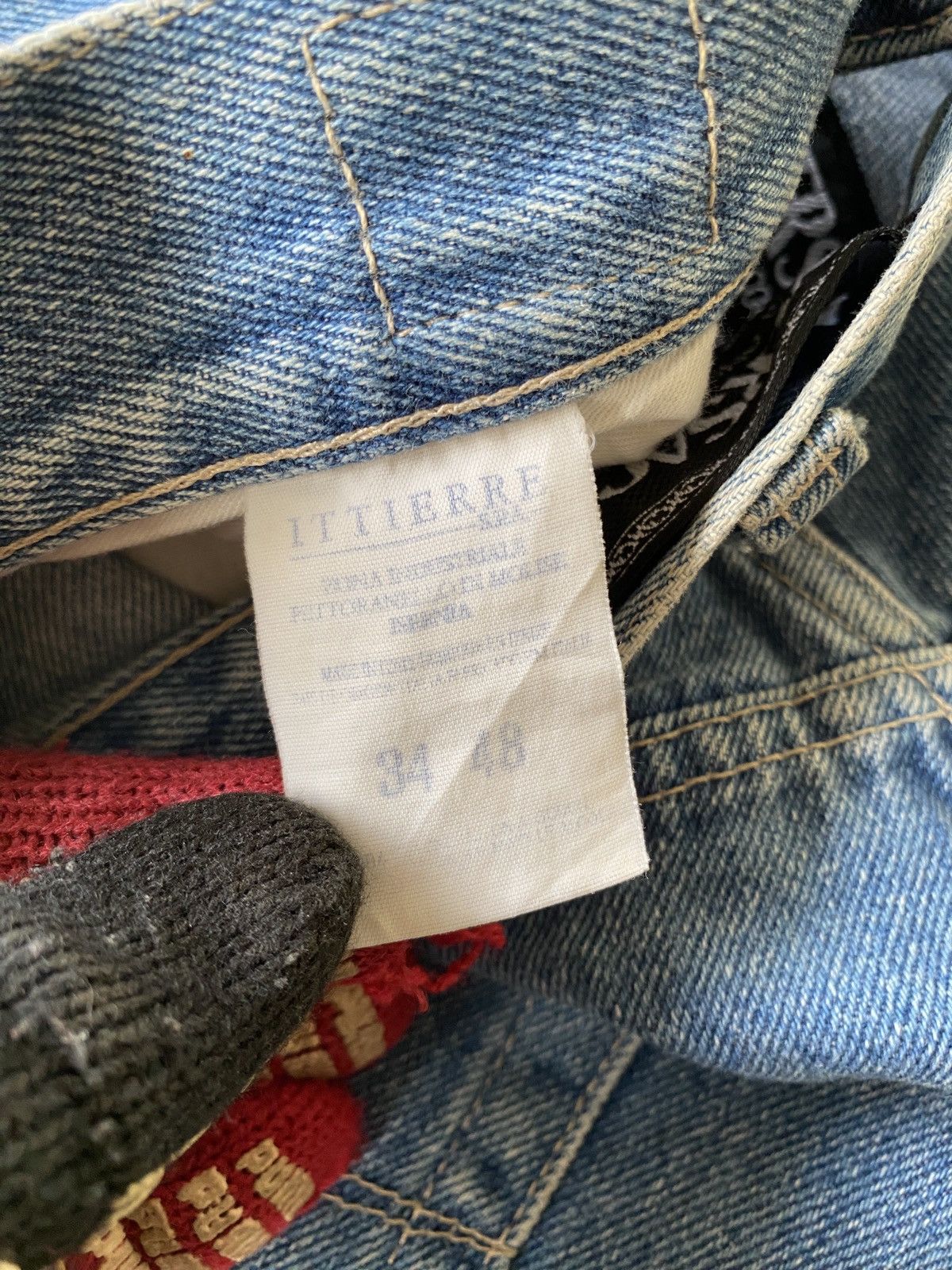 Versace × Versace Jeans Couture Vintage 90’s Versace Jeans Couture Faded Blue Denim Size US 30 / EU 46 - 19 Thumbnail