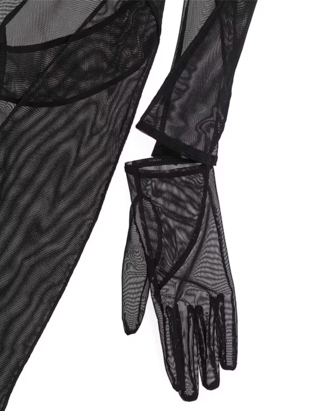 Mugler × Thierry Mugler Mugler Spiral Panel Catsuit Size M / US 6-8 / IT 42-44 - 2 Thumbnail