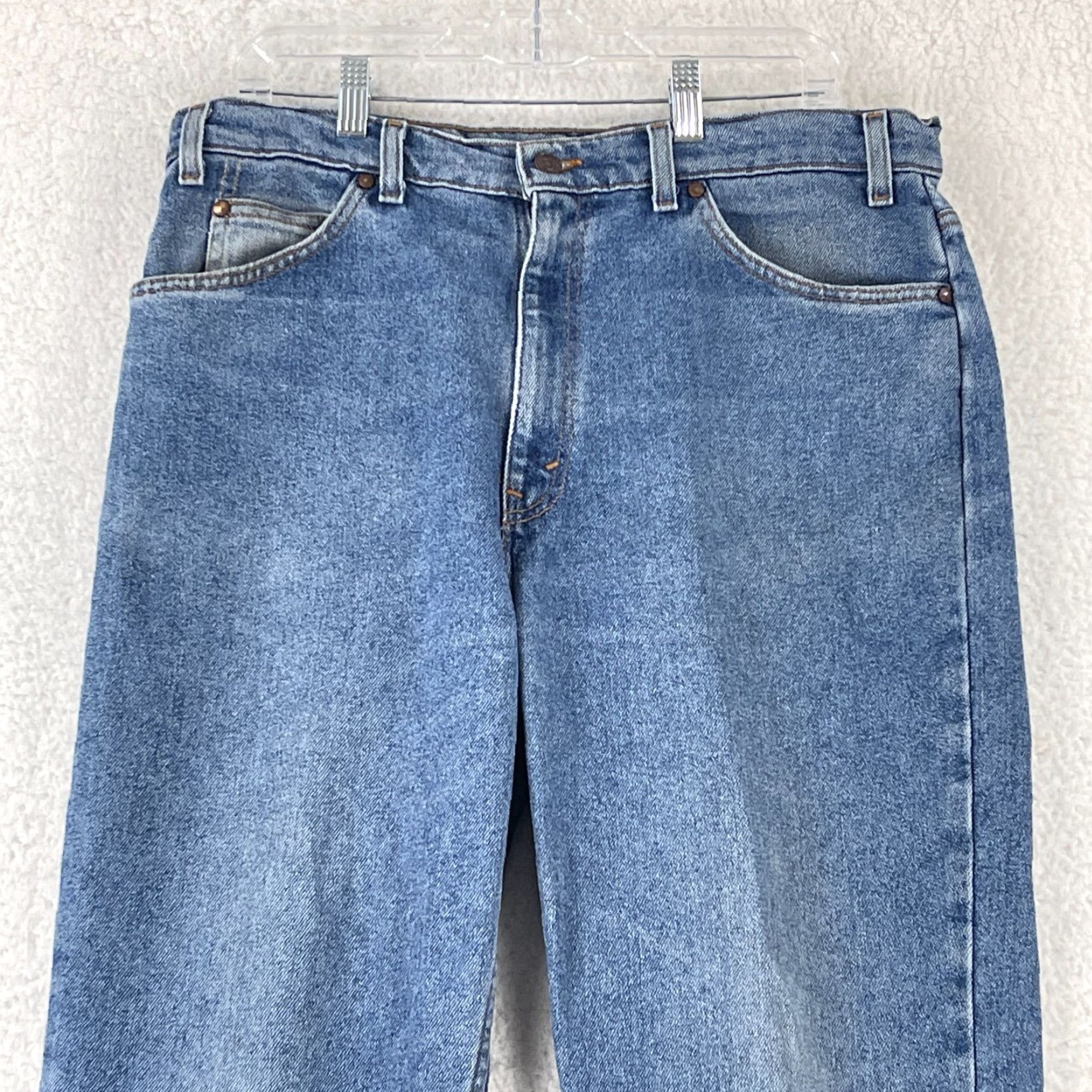 Levi's VINTAGE Levi's 540 Flex Straight Mens Jeans 36 Blue USA 90s Retro Size US 36 / EU 52 - 2 Thumbnail