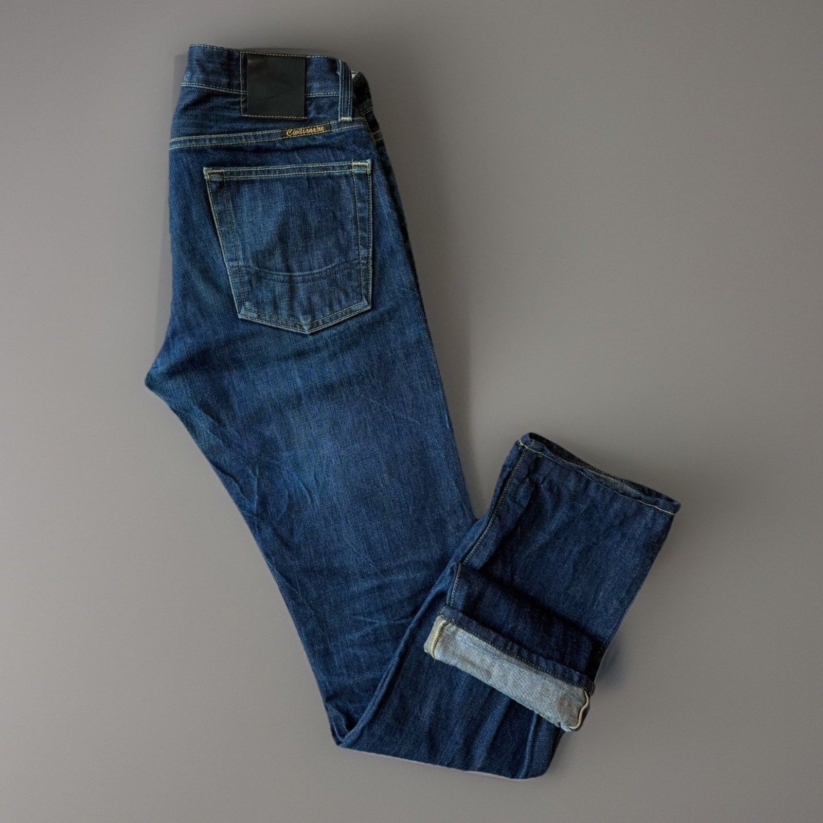 Civilianaire Civilianaire Selvedge Jeans 30 Blue Dark Wash Japan Denim Size US 30 / EU 46 - 1 Thumbnail