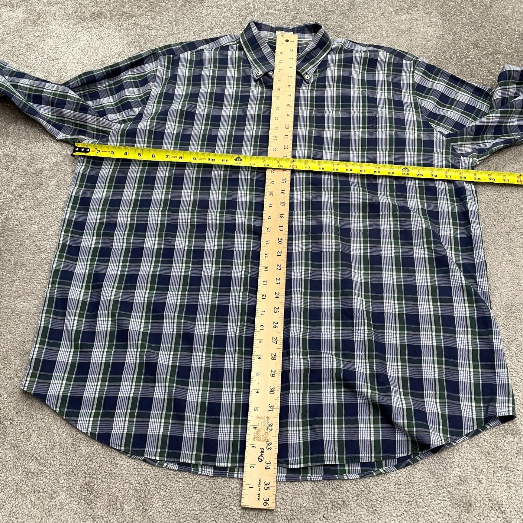 Peter Millar Peter Millar Button-Down Shirt Mens 2XL Multicolor Plaid Long Sleeve Cotton Top Size US XXL / EU 58 / 5 - 7 Thumbnail