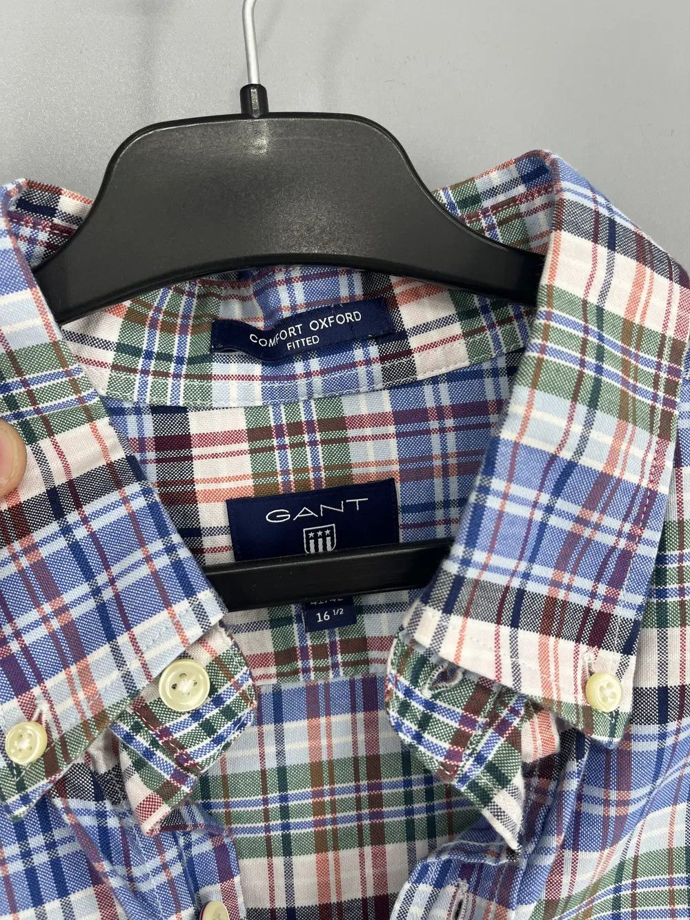 Vintage Vintage Flannel GANT Plaid Shirt Travis style Size US L / EU 52-54 / 3 - 5 Thumbnail