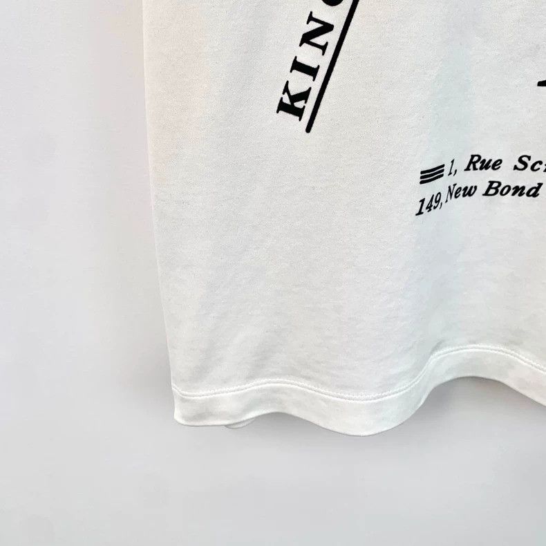 Louis Vuitton Louis Vuitton White logo monogrammed cotton crewneck short Size US XXL / EU 58 / 5 - 5 Thumbnail