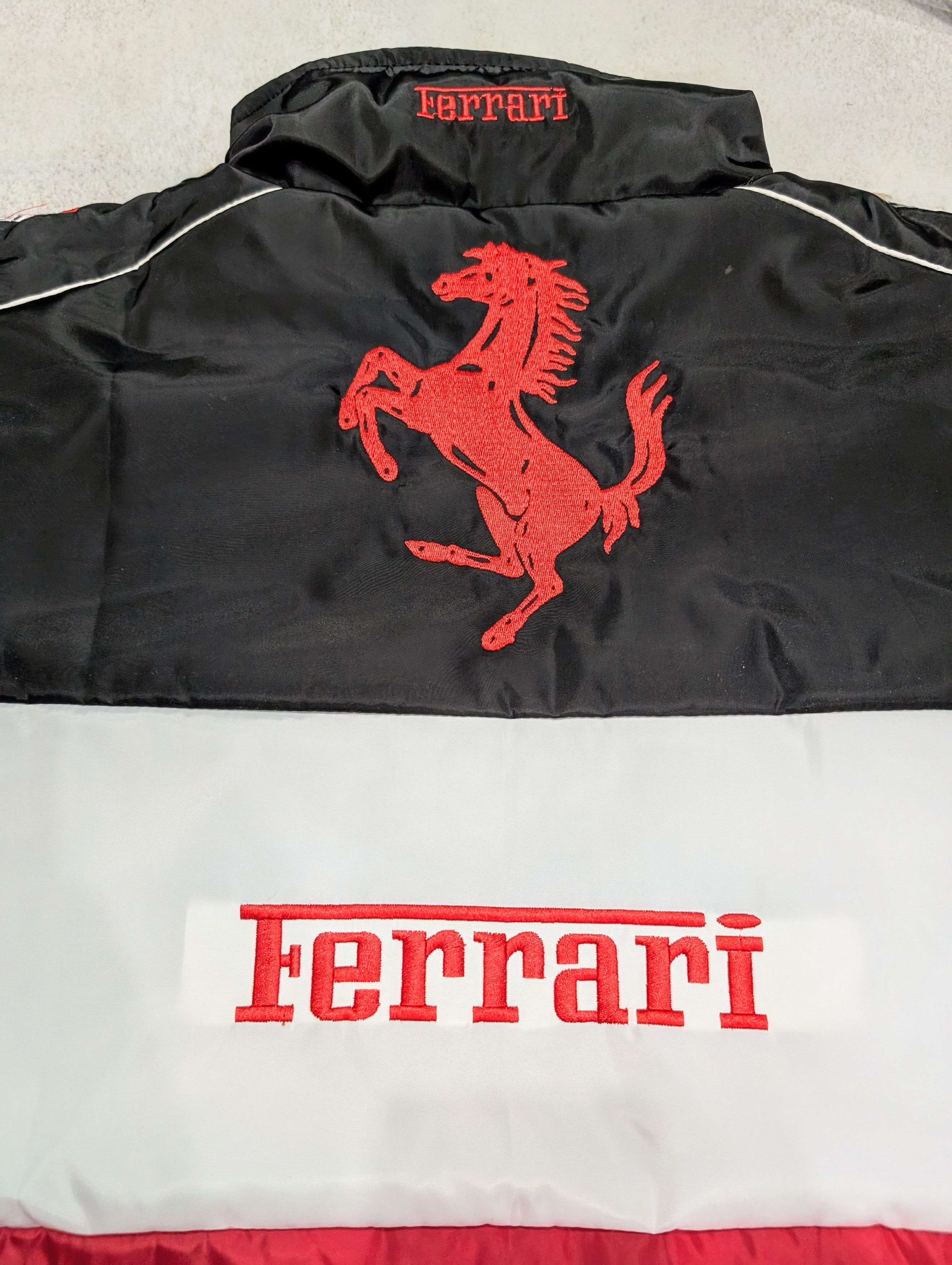 Vintage 🔥 Ferrari 🔥 F1 Racing Jacket Bomber Formula Schumacher Size US XL / EU 56 / 4 - 9 Thumbnail