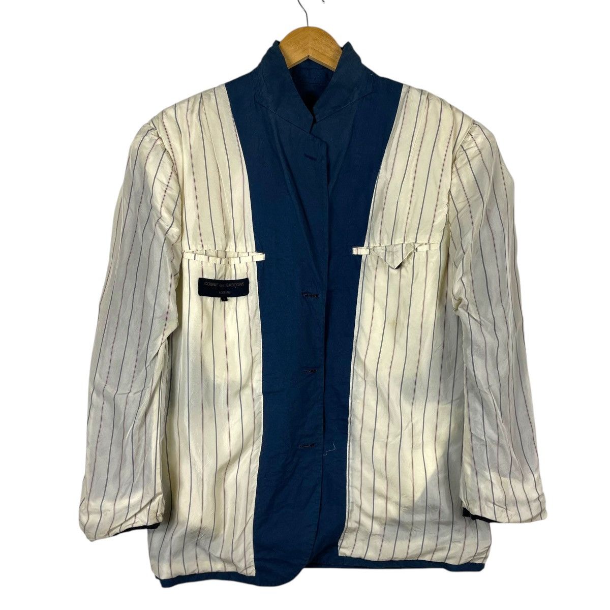 Comme des Garcons × Comme des Garcons Homme × Comme des Garcons Homme Plus 💥AD1992 COMME DES GARÇONS HOMME BLACK SLEEVE JACKET Size US S / EU 44-46 / 1 - 11 Thumbnail