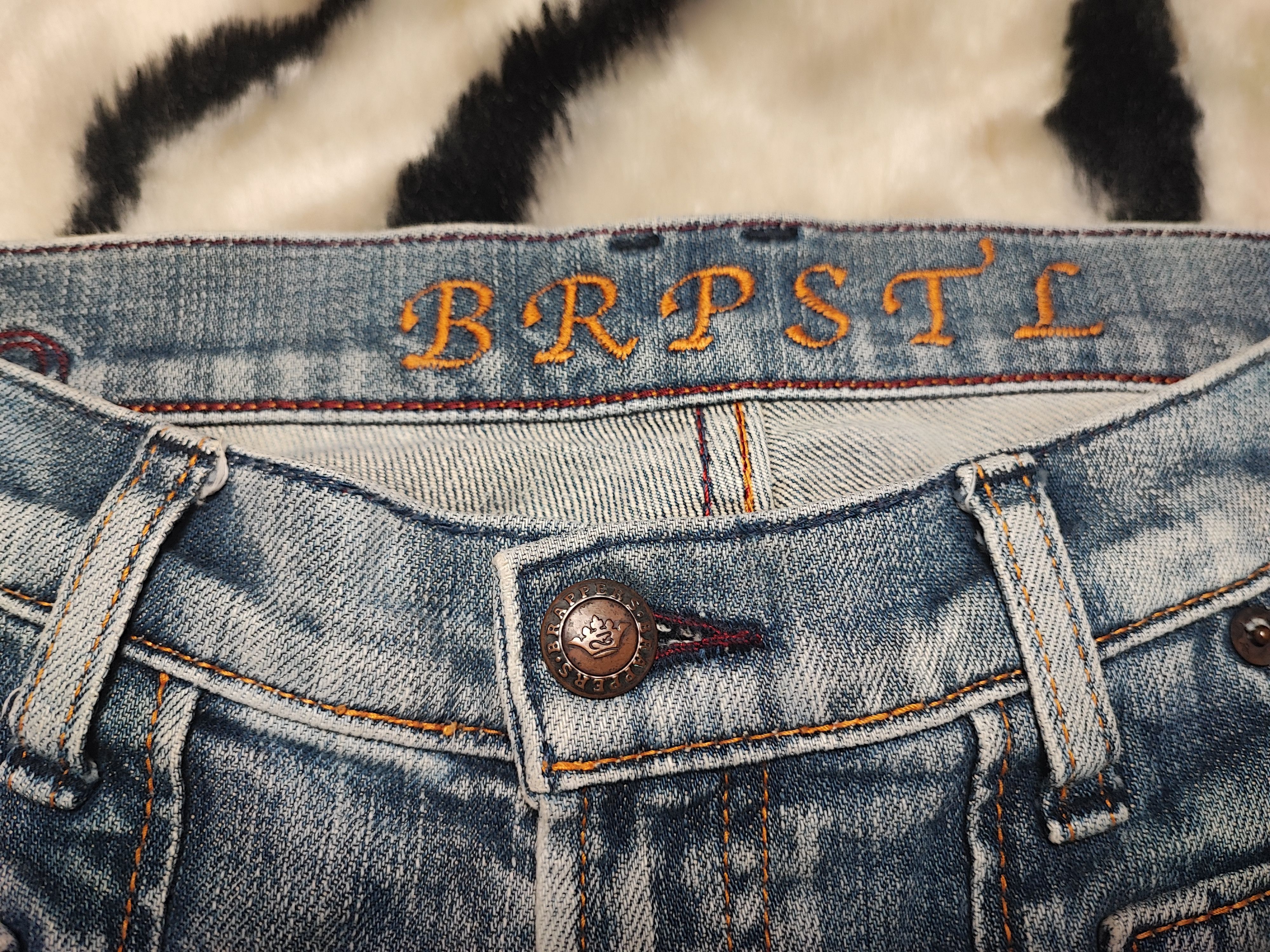 Jean Vintage Brappers Bootcut Flared Jeans Size 29" - 12 Thumbnail