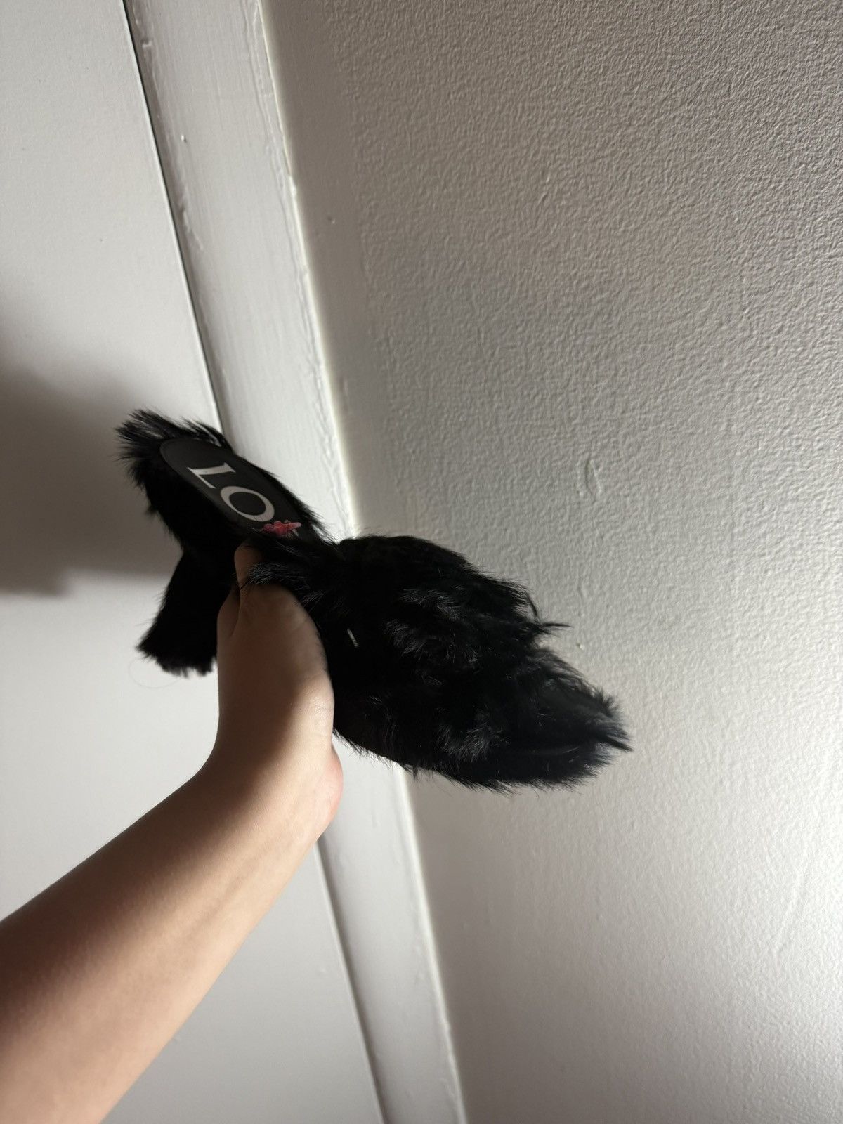 Loewe Fur Bow Kitten Heel Size US 6.5 / IT 36.5 - 3 Thumbnail