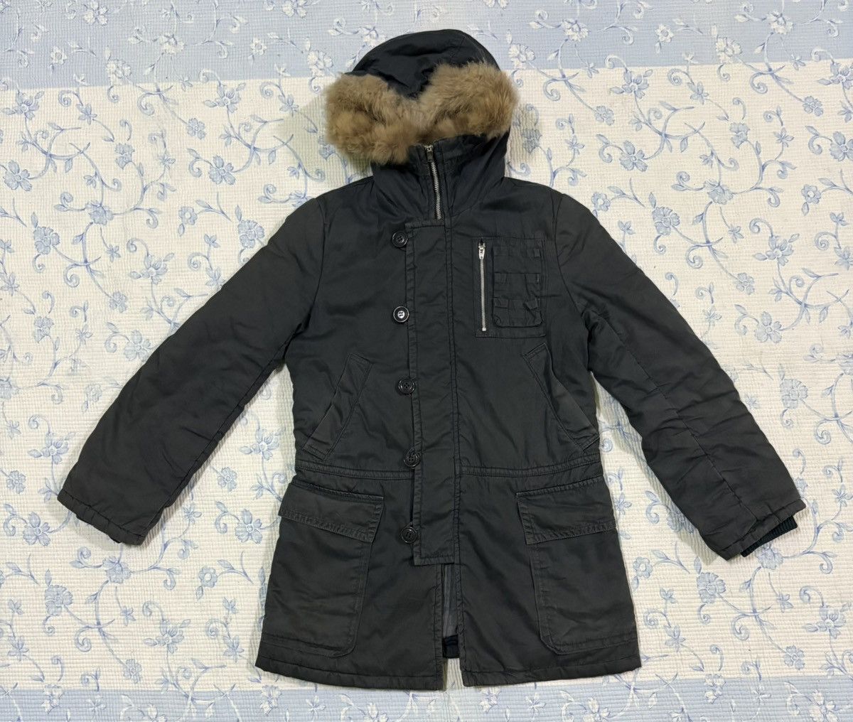 Issey Miyake Sunaokuwahara Issey Miyake Parka Hoodies Jacket Size US S / EU 44-46 / 1 - 1 Thumbnail