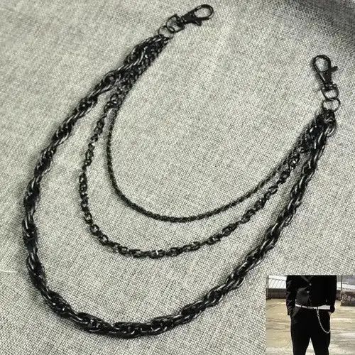 Jewelry Rock Punk Pants Chain in Silver, Men's