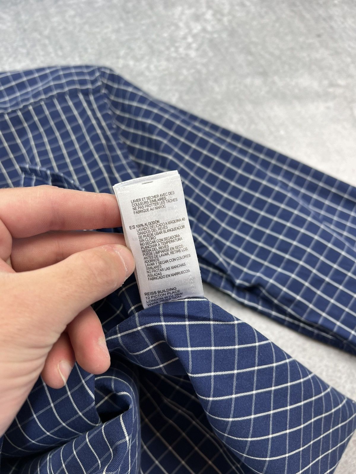 Designer × Reiss Reiss slim fit long sleeve men’s shirt Size US S / EU 44-46 / 1 - 8 Thumbnail
