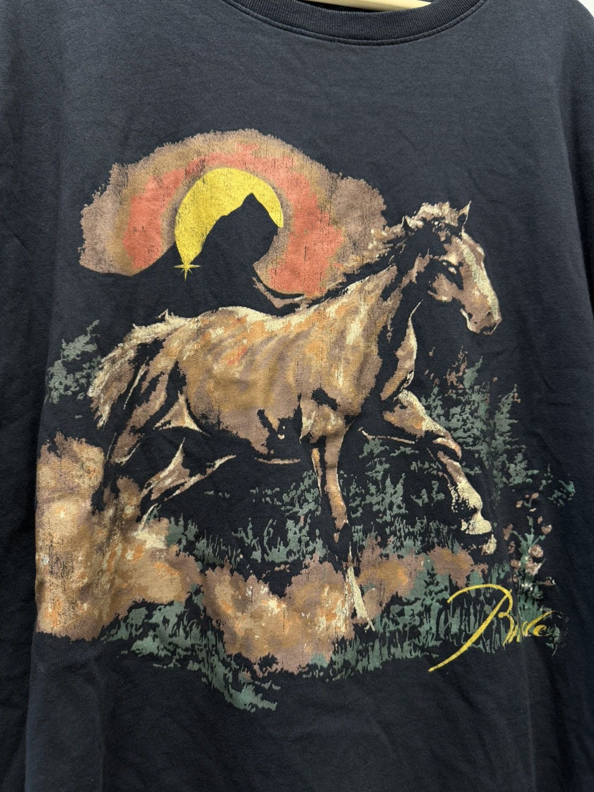 Rhude Rhude Santos Horse Vintage Tee XL Size US XL / EU 56 / 4 - 2 Thumbnail