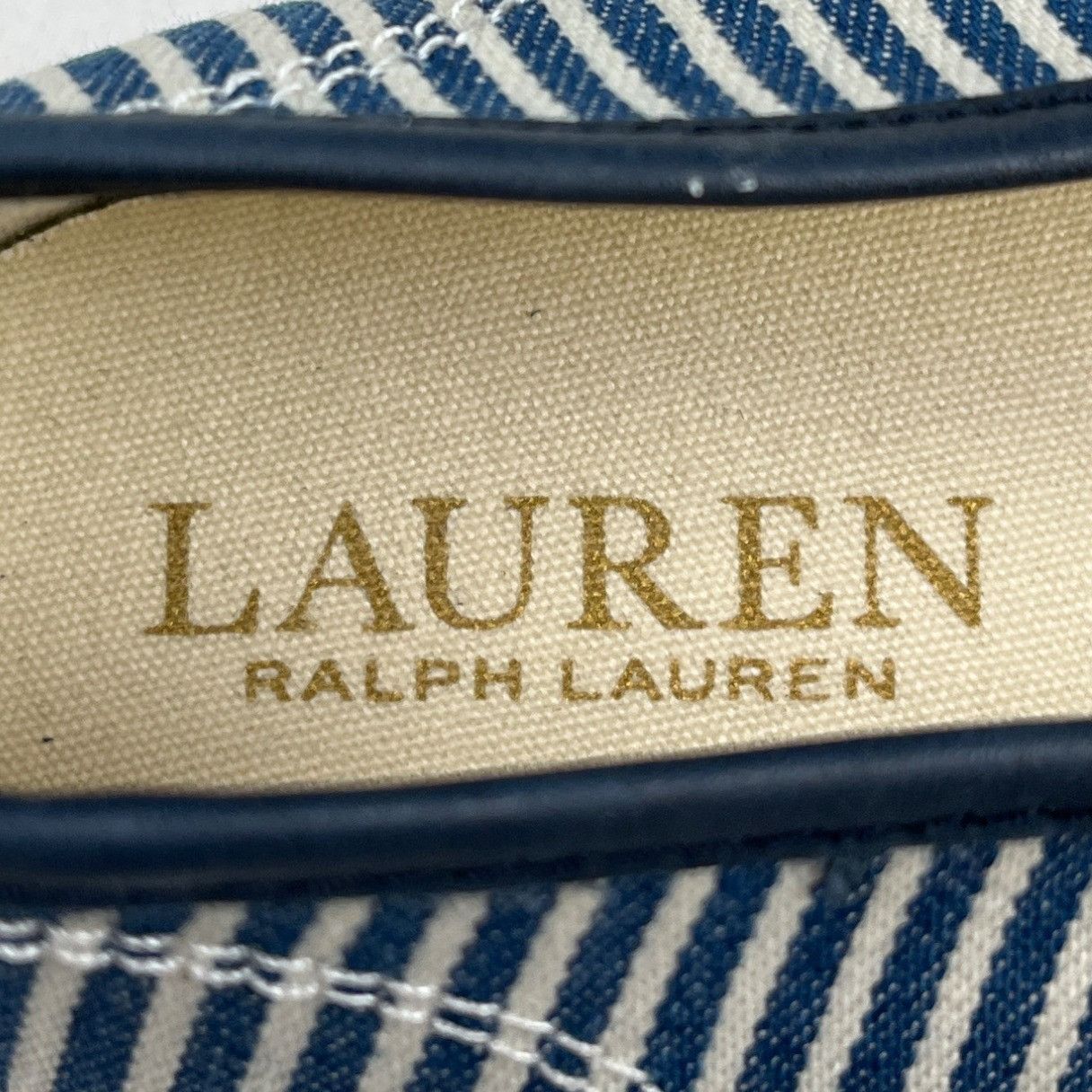 Lauren Ralph Lauren Ralph Lauren Women's Blue/White Shoes/Sneakers Sz 7B SKU 462 Size US 7 / IT 37 - 6 Thumbnail