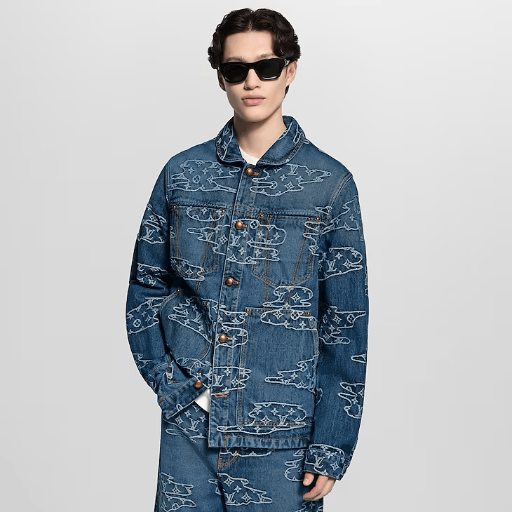 Louis Vuitton Monogram Denim Workwear Blouson Size US L / EU 52-54 / 3 - 2 Thumbnail