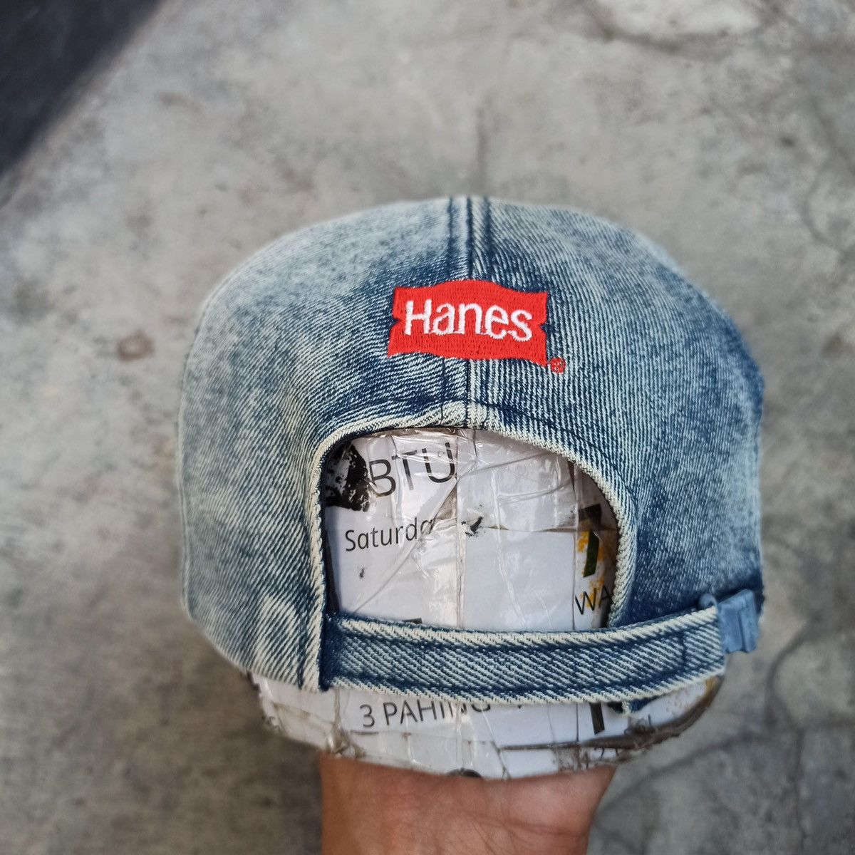 Hanes × Vintage Vintage wash hanes hat Size ONE SIZE - 4 Thumbnail