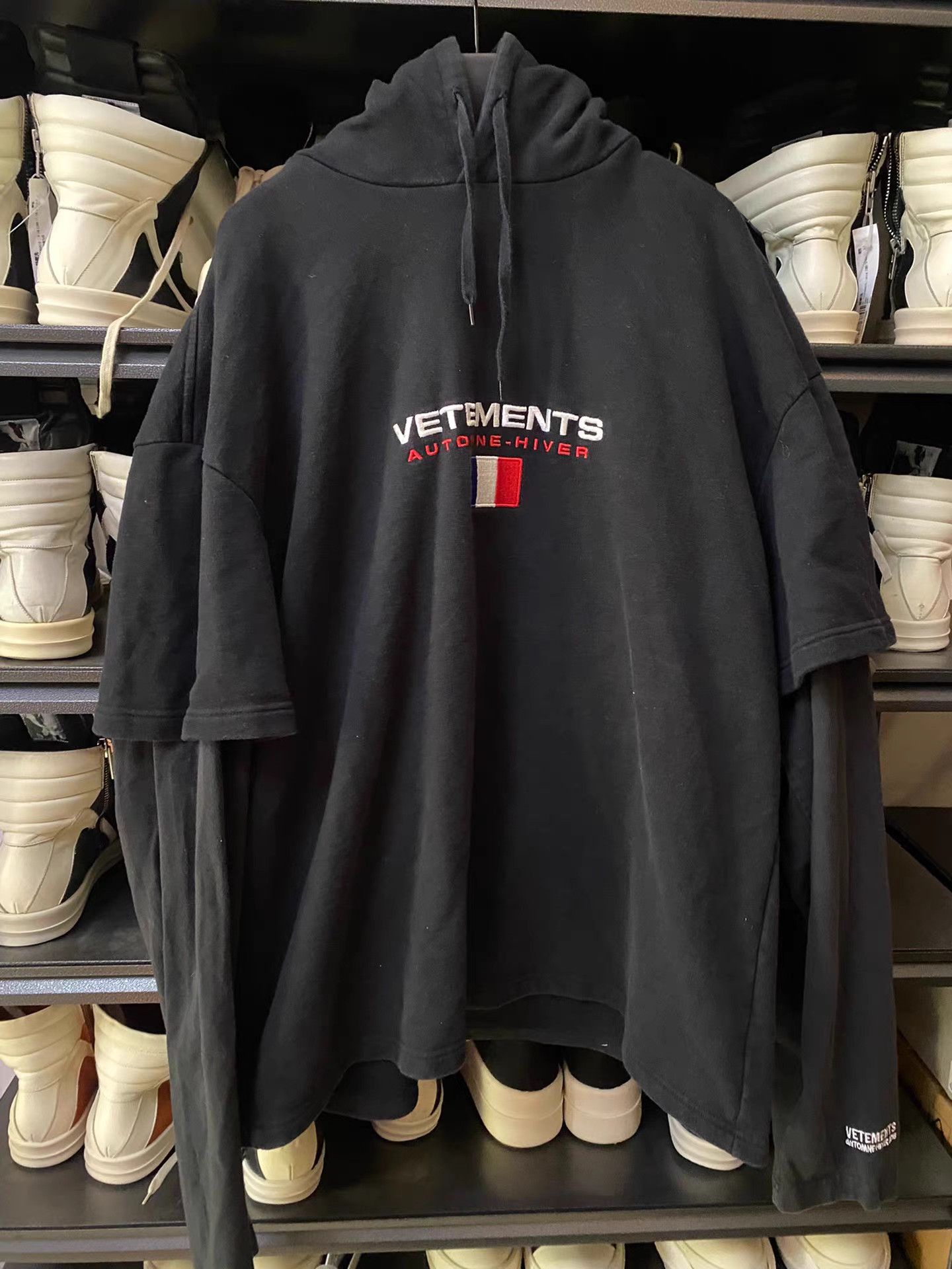 Vetements Vetements Fake Two-Piece Hoodie Size US XS / EU 42 / 0 - 1 Thumbnail