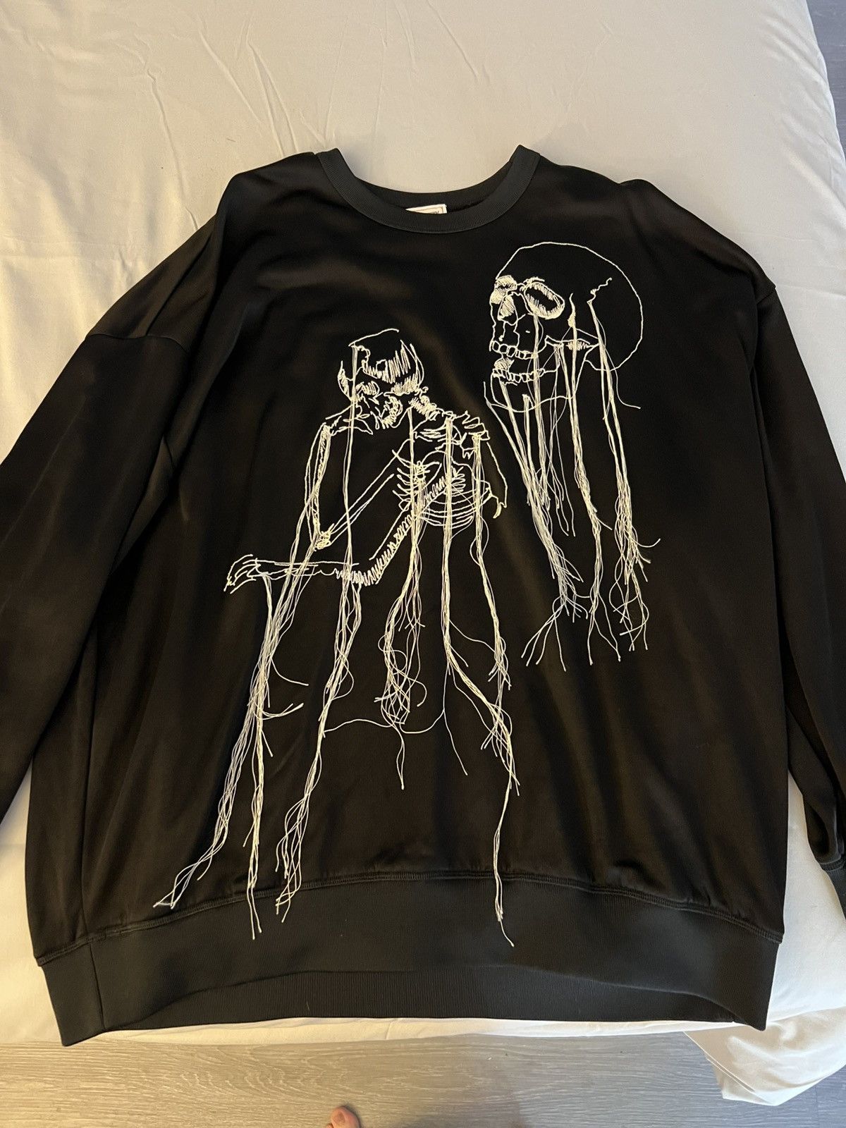 Alexander McQueen Alexander McQueen Thread Skeleton Sweater Size US L / EU 52-54 / 3 - 1 Thumbnail