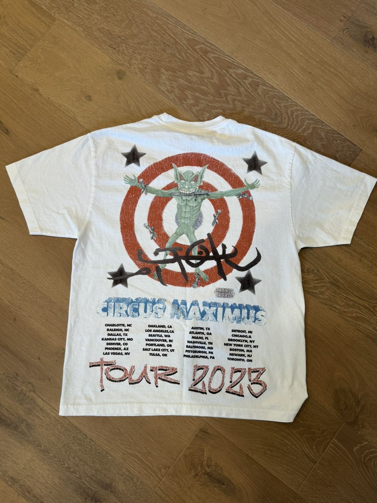 Travis Scott Travis Scott Utopia Tour Circus Maximus T-Shirt Size US L / EU 52-54 / 3 - 2 Thumbnail