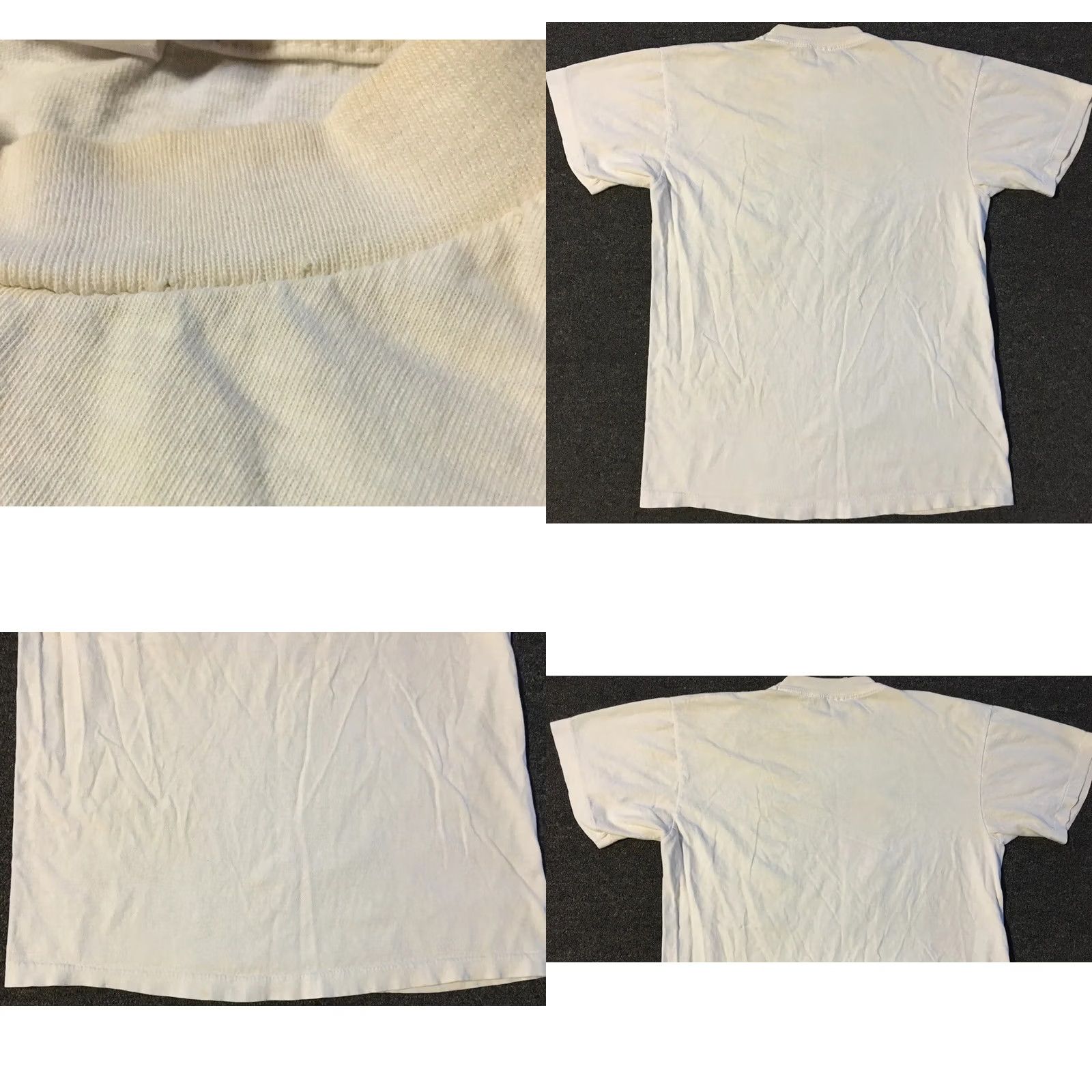 Vintage VINTAGE Hawaii Islands Faded Distress Shirt S White 80s 90s Surf Beach Grunge Art Ocean Ocean Pacific Band: Single Stitch Mens Tee Size US S / EU 44-46 / 1 - 8 Thumbnail