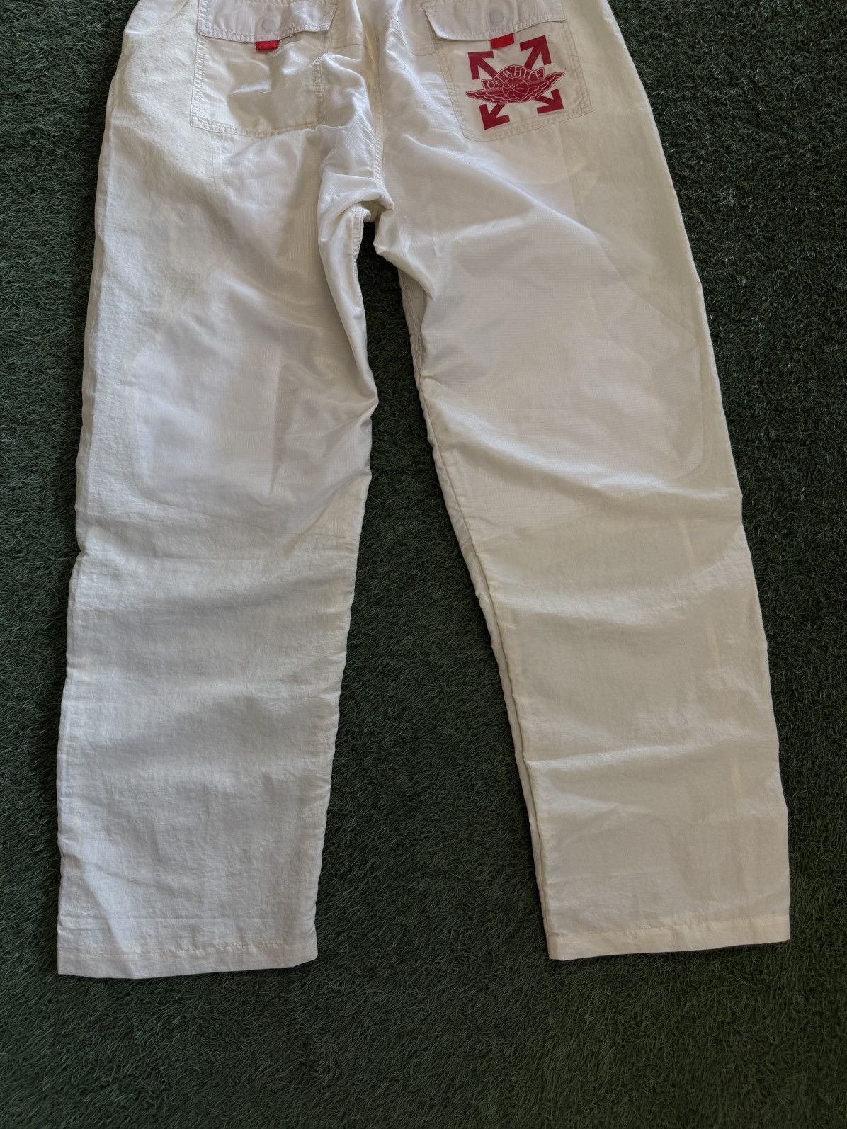 Jordan Brand × Off-White Off White Jordan Cream Sail Sweatpants Size Large Size US 33 - 12 Thumbnail