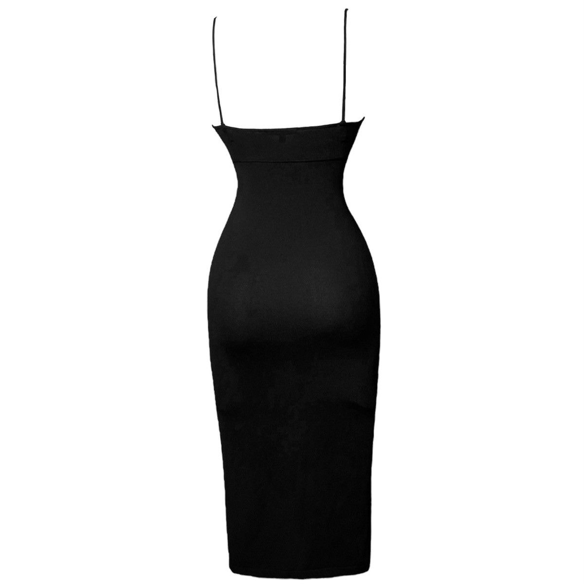 Gucci Iconic Tom Ford for Gucci S/S 1999 Bodycon Black Dress Size XS / US 0-2 / IT 36-38 - 3 Thumbnail