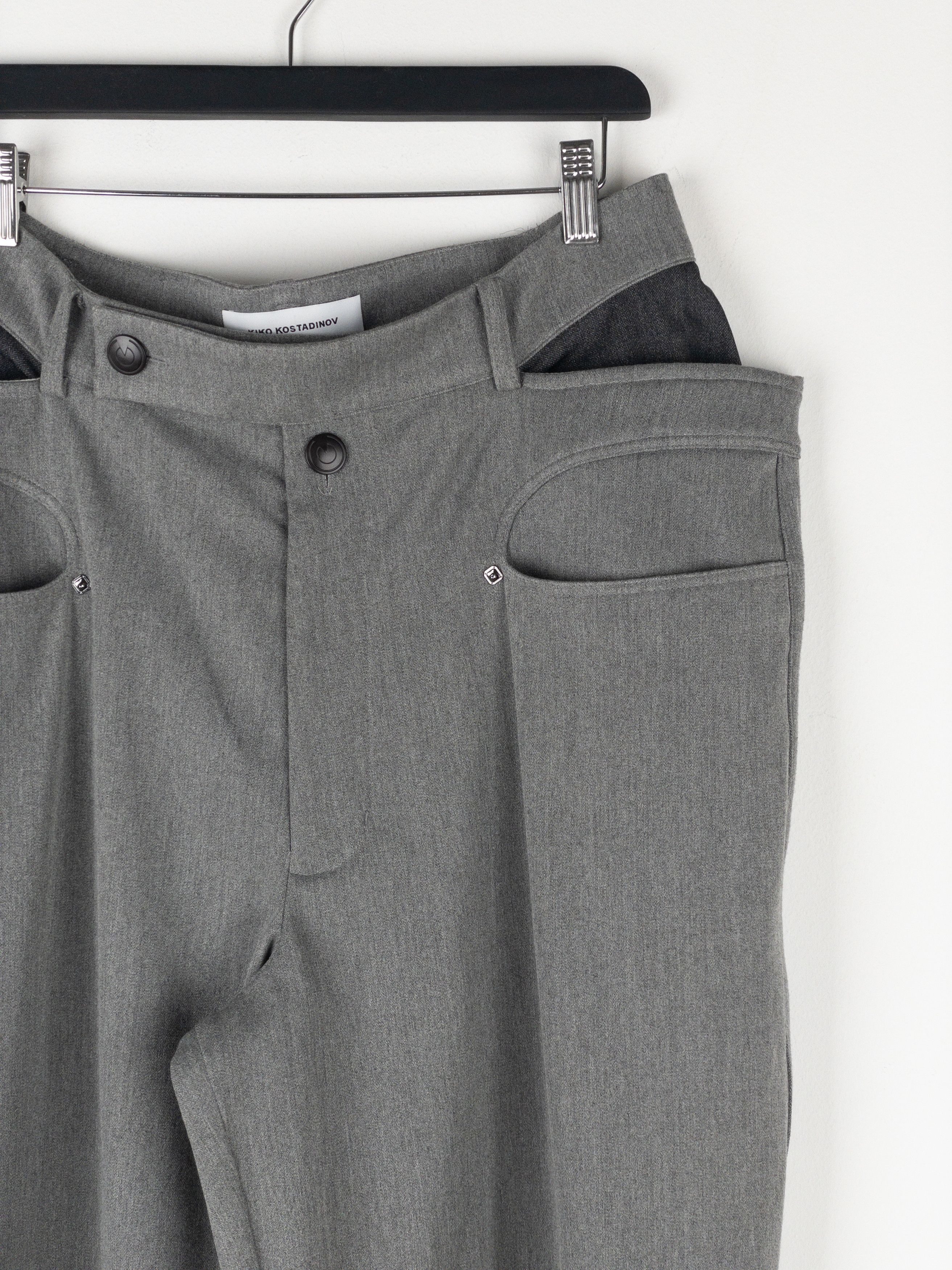 Kiko Kostadinov Kiko Kostadinov AW22 0013 Antharas Wide Trousers Size US 32 / EU 48 - 8 Thumbnail