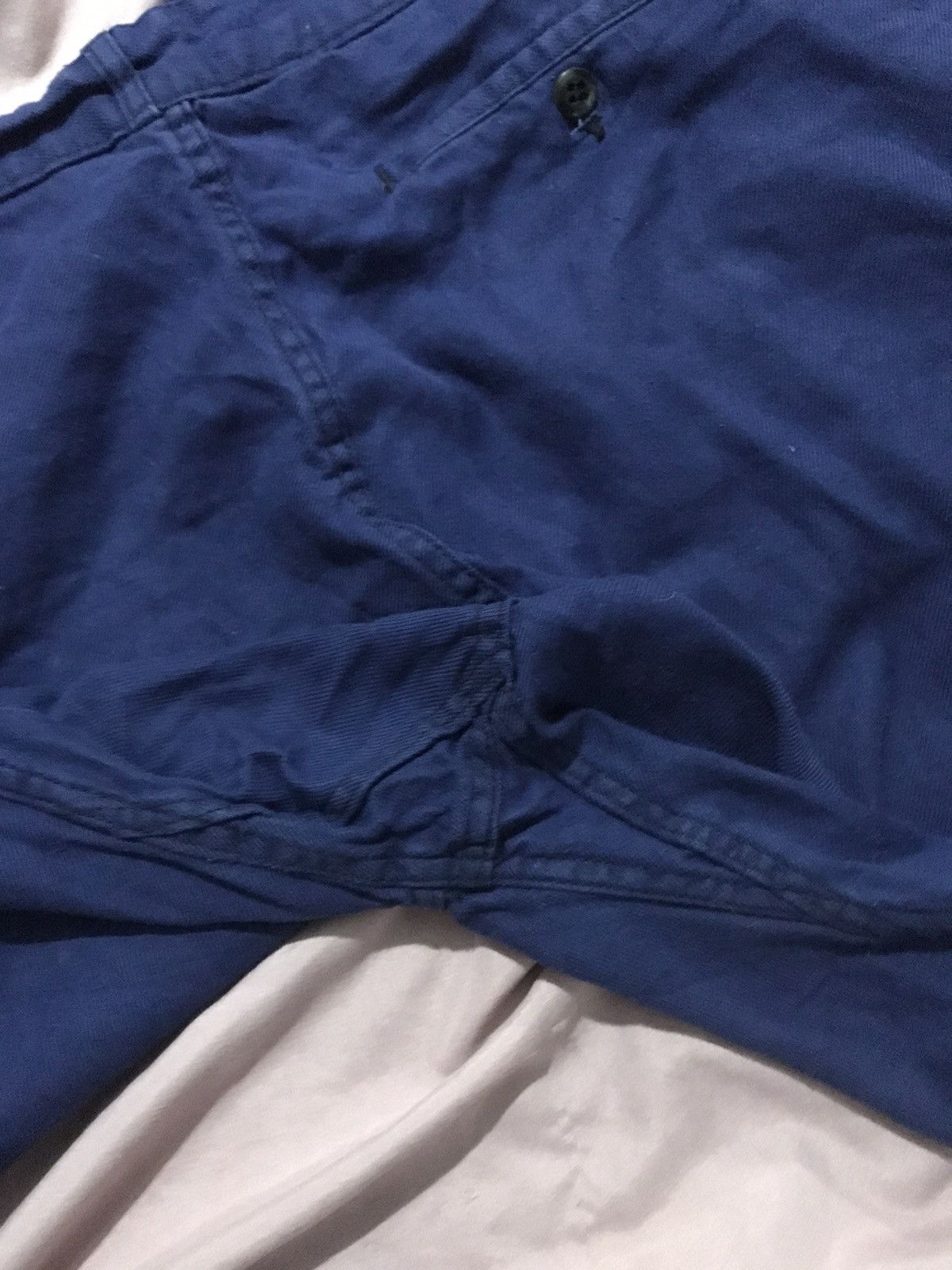 Other ANTIQUE MADE IN FRANCE GENUINE MOLESKIN WORK PANTS Size US 34 / EU 50 - 9 Thumbnail