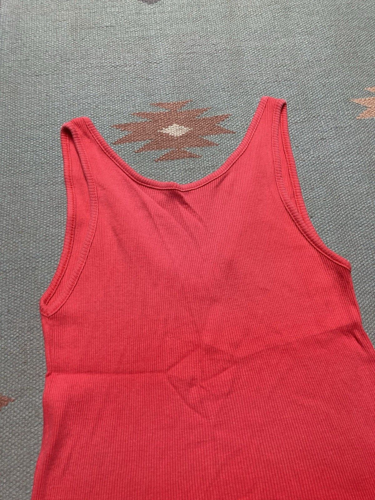 Vintage VTG Ribbed tank top beater shirt soft cotton beach women’s L Size L / US 10 / IT 46 - 5 Thumbnail