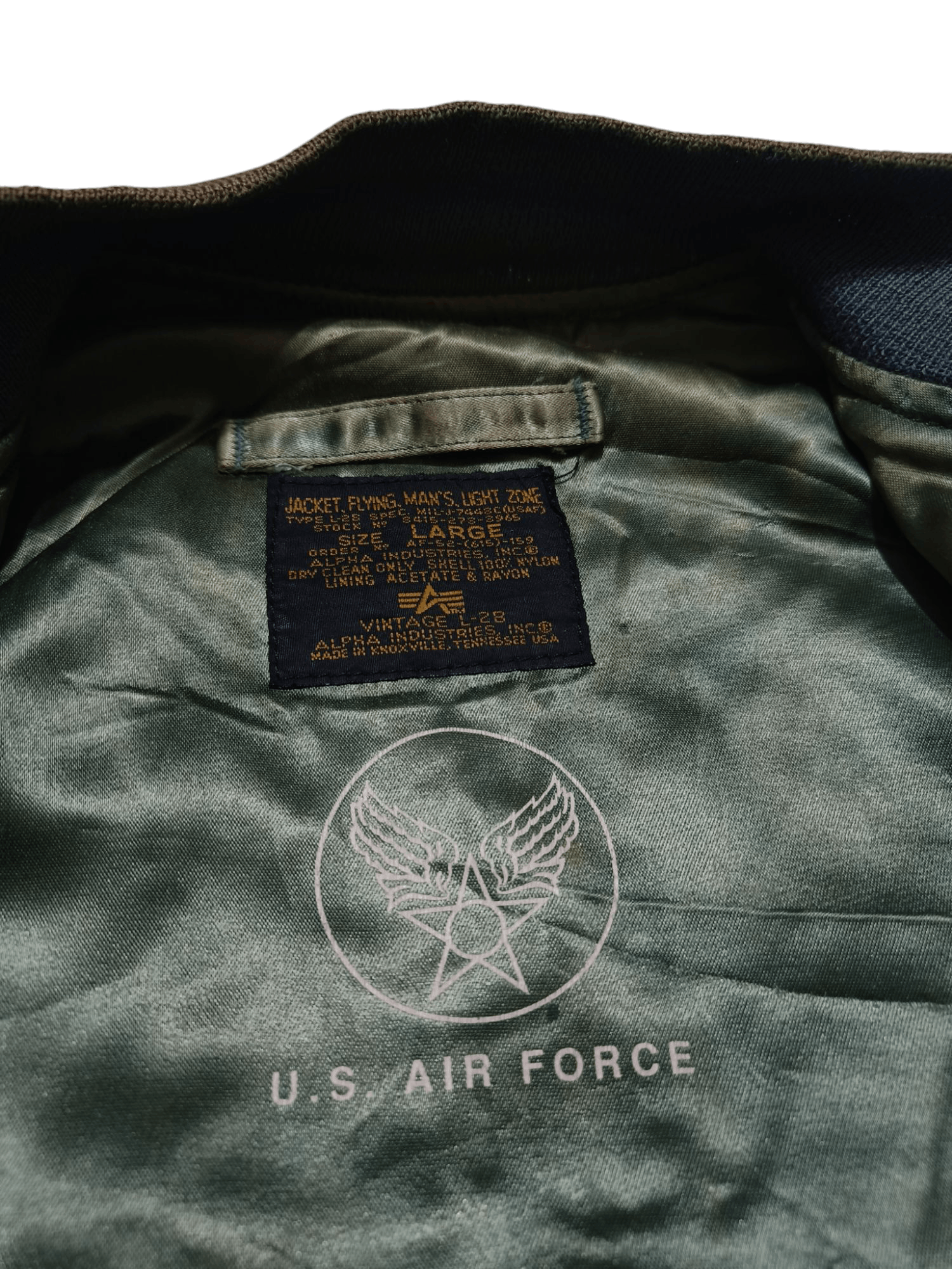 Alpha Industries Vintage Alpha Industries L-2B USA Air Force Flight Jacket Size US L / EU 52-54 / 3 - 8 Thumbnail
