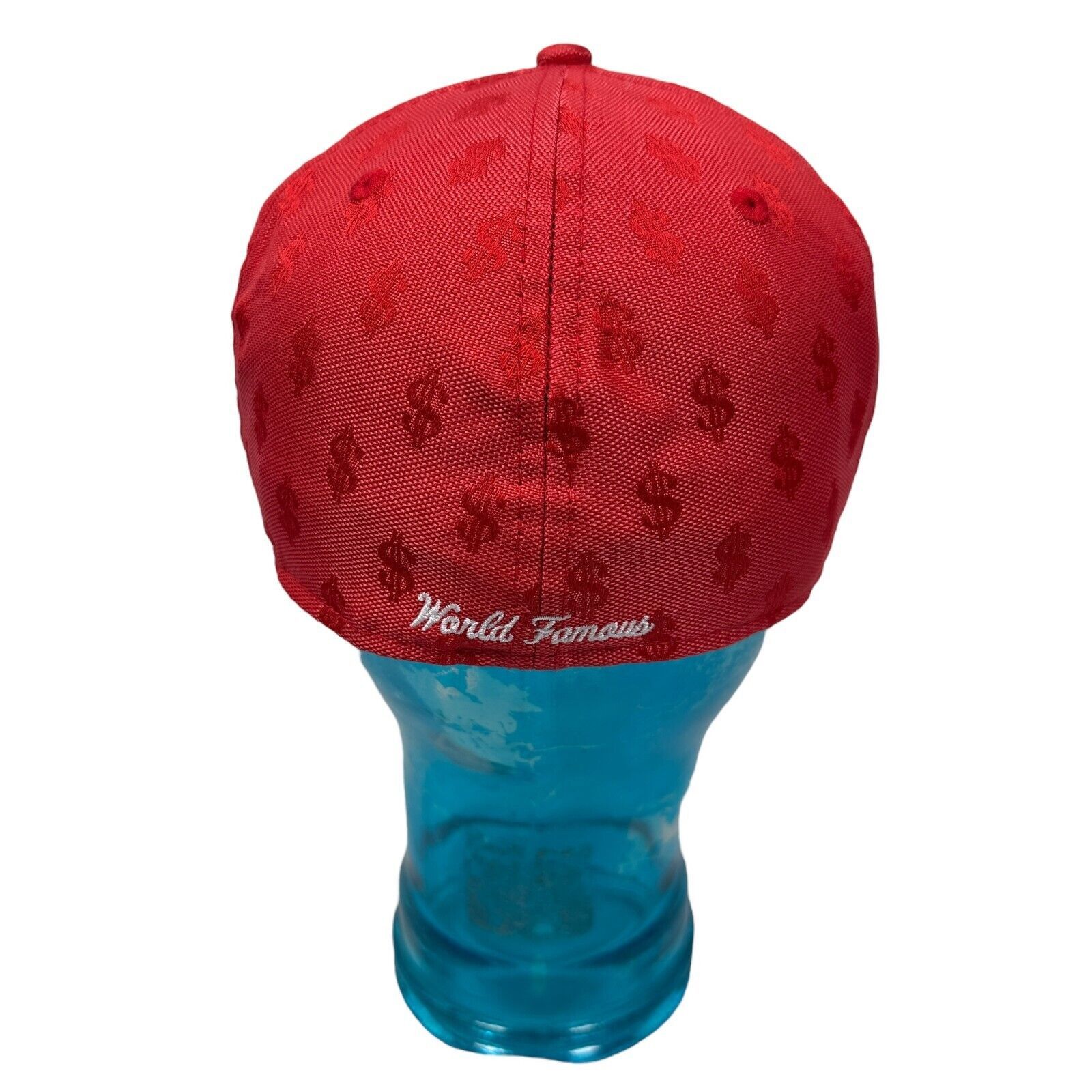 New Era Supreme Monogram Box Logo New Era Hat Men’s 7 1/4 Red Size ONE SIZE - 3 Thumbnail