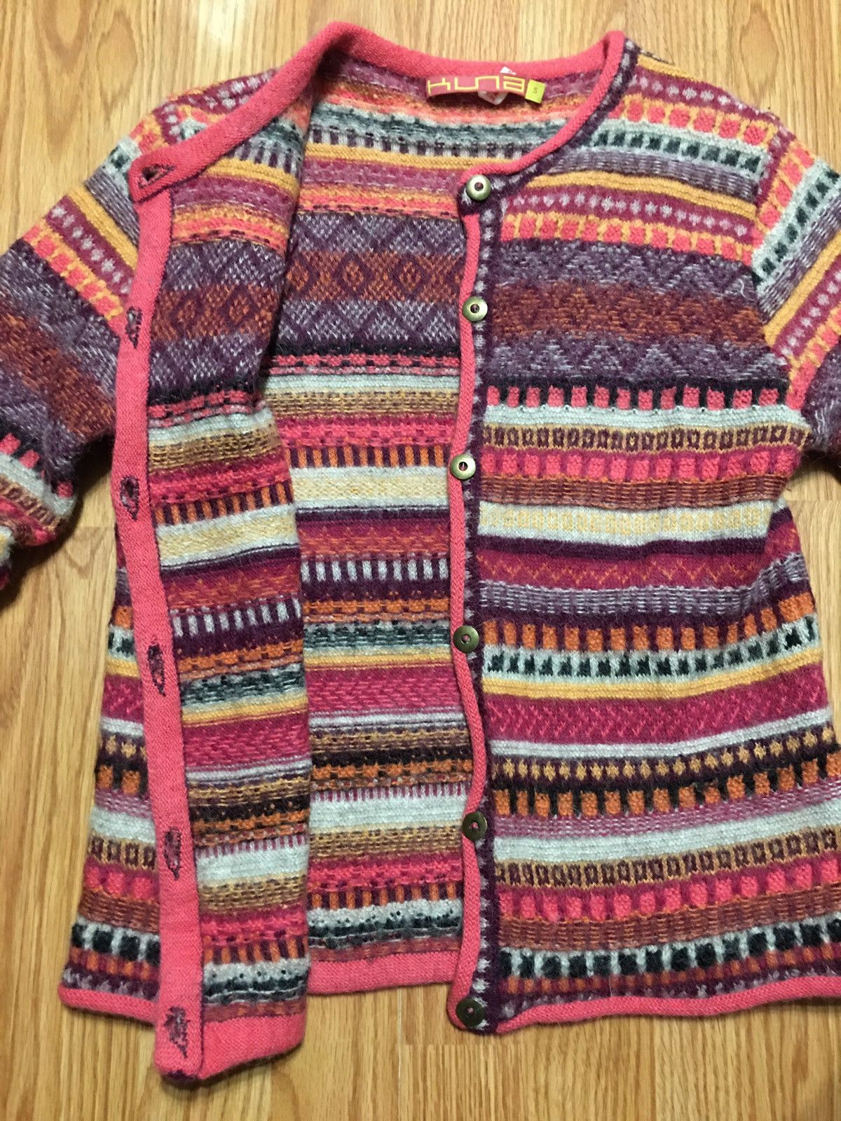 KUNA KUNA Peru Alpaca Cardigan Sweater Size S Size S / US 4 / IT 40 - 8 Thumbnail