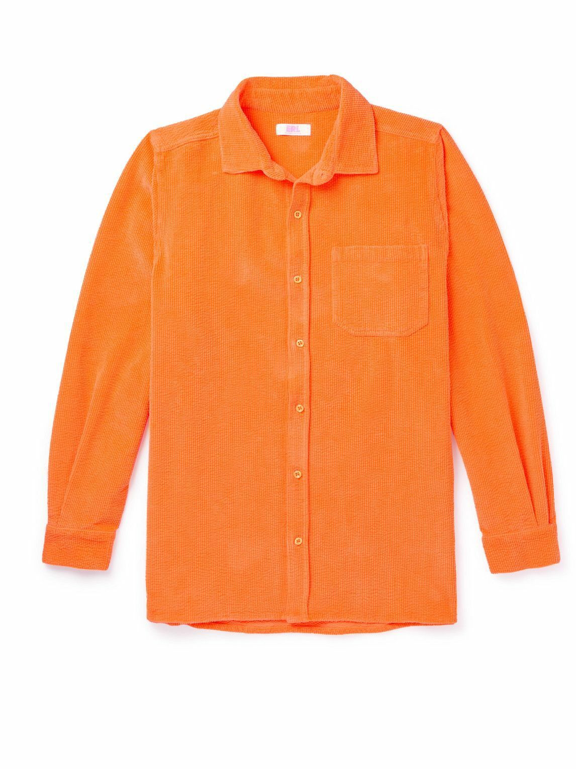 ERL o1y0125 Solid Color Shirt in Orange Size US S / EU 44-46 / 1 - 1 Thumbnail
